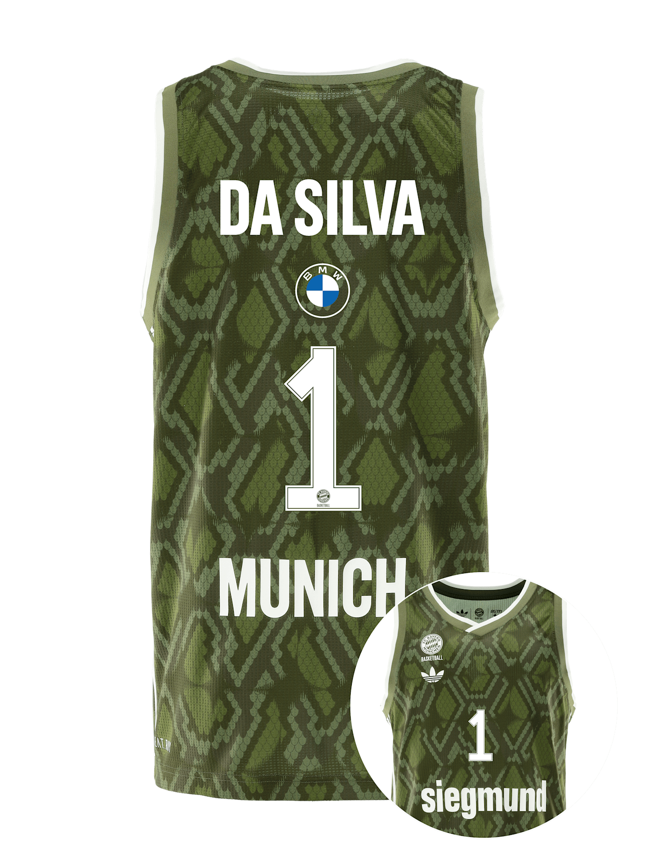 Basket-ball Auth. Maillot Garden 24-25 detail 2
