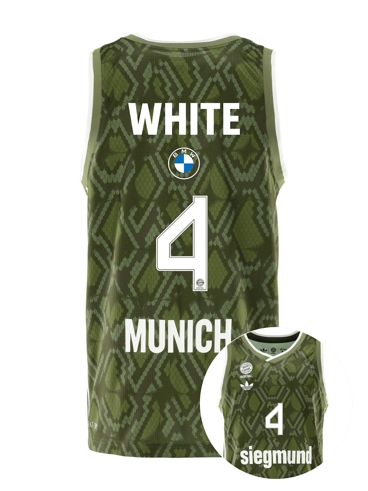 Basket-ball Auth. Maillot Garden 24-25 detail 2