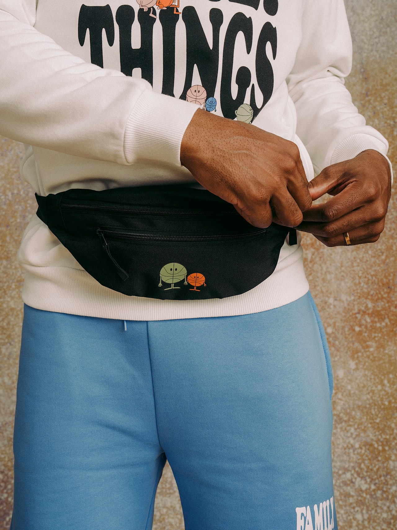 Waist Bag Family Things detail 4