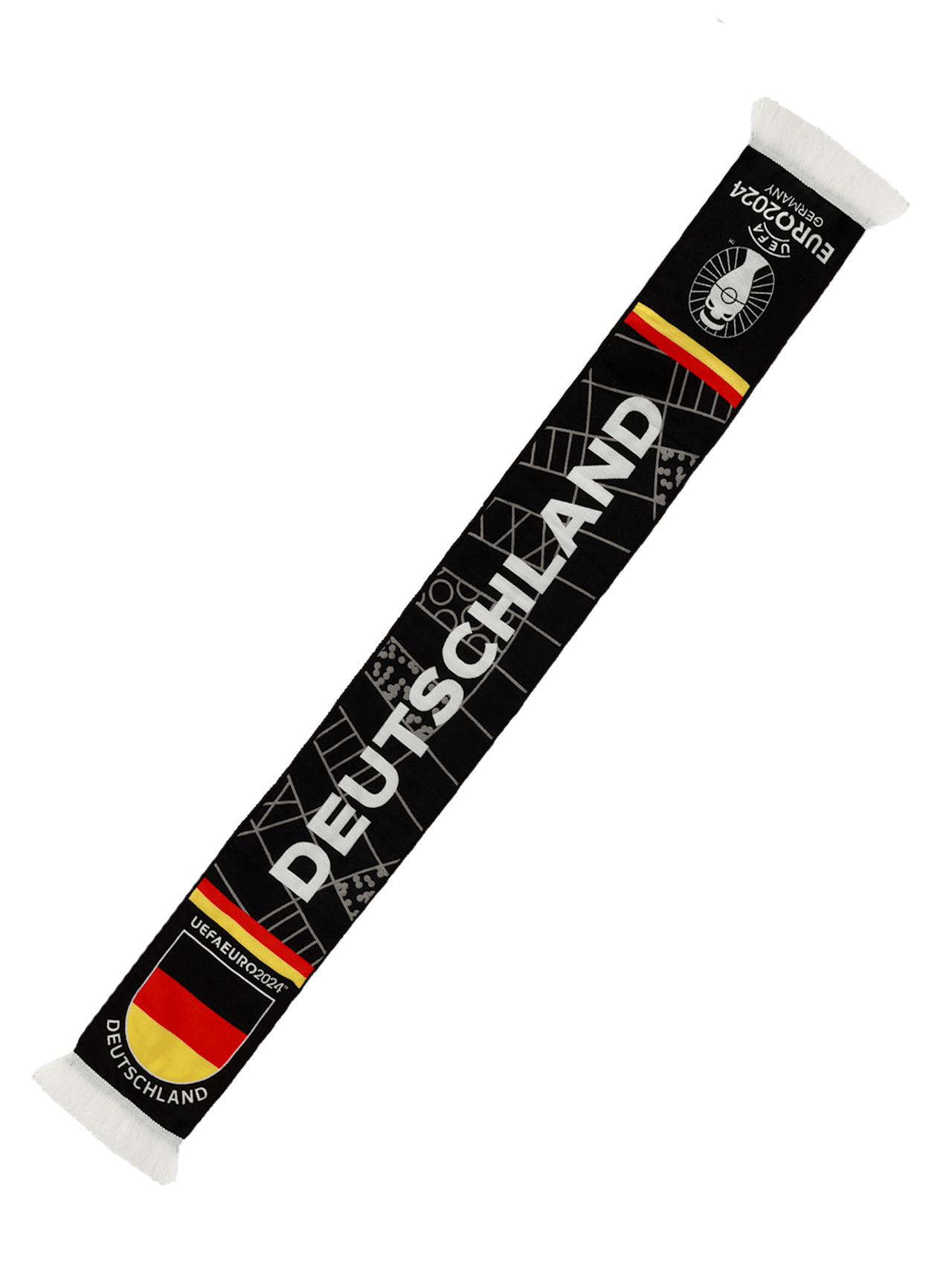 Strickschal Deutschland EM 2024 detail 1