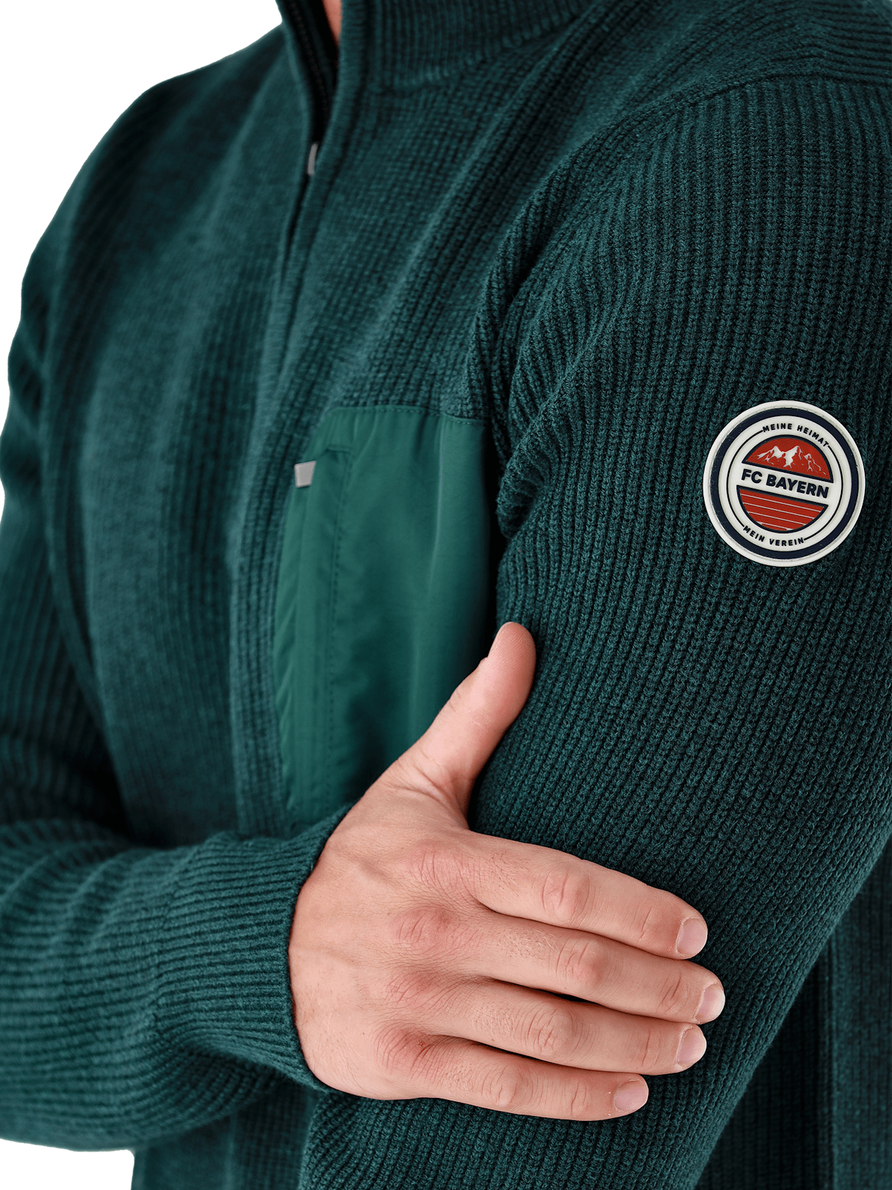 Knit Half-ZIP Heimat detail 3