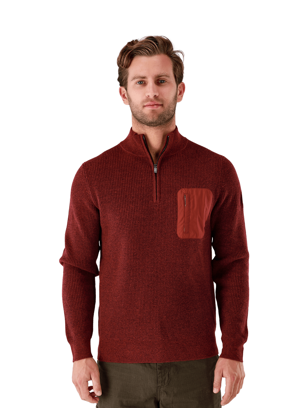 Knit Half-ZIP Home detail 1