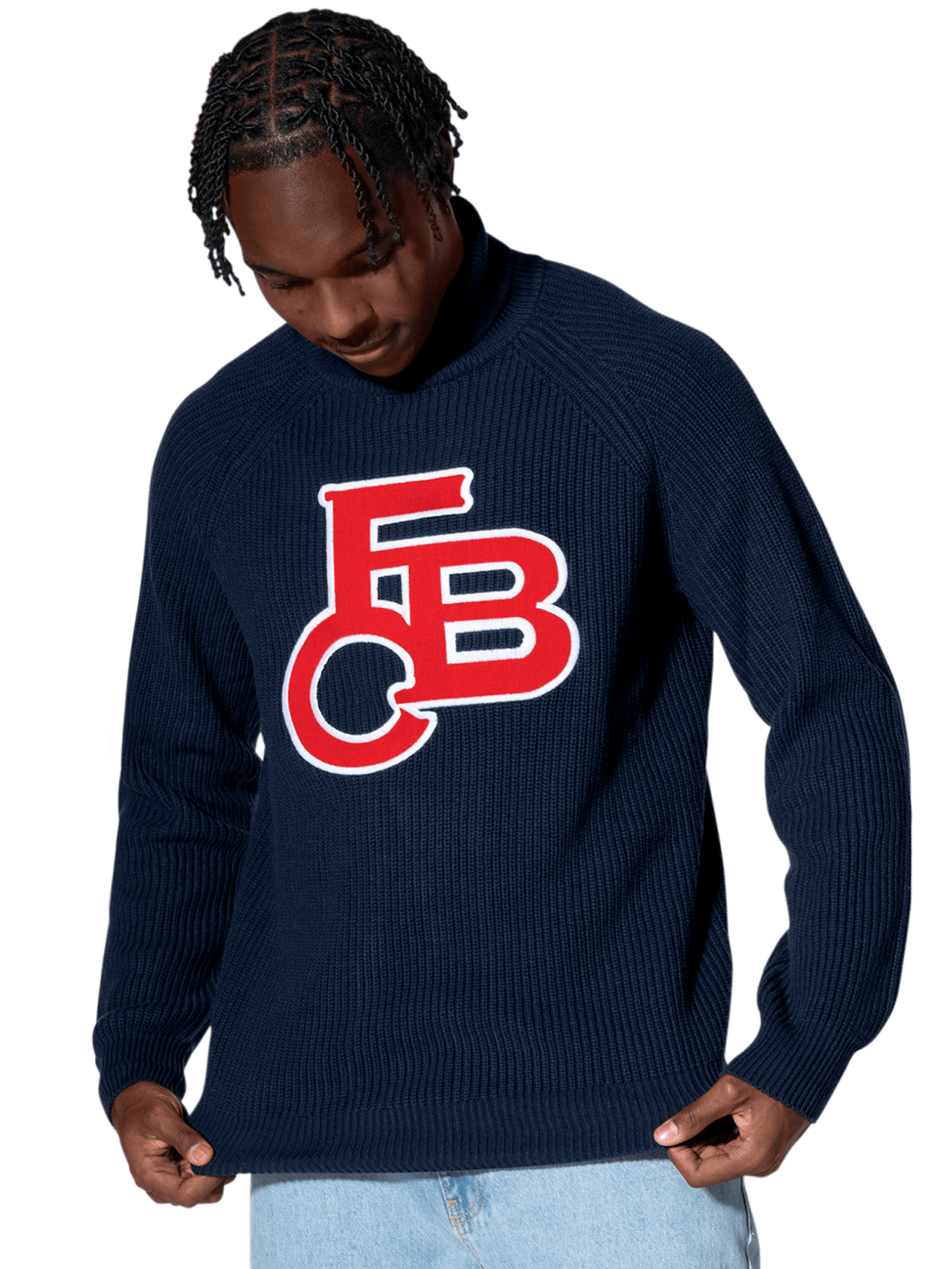 Knitted turtleneck FCB detail 3