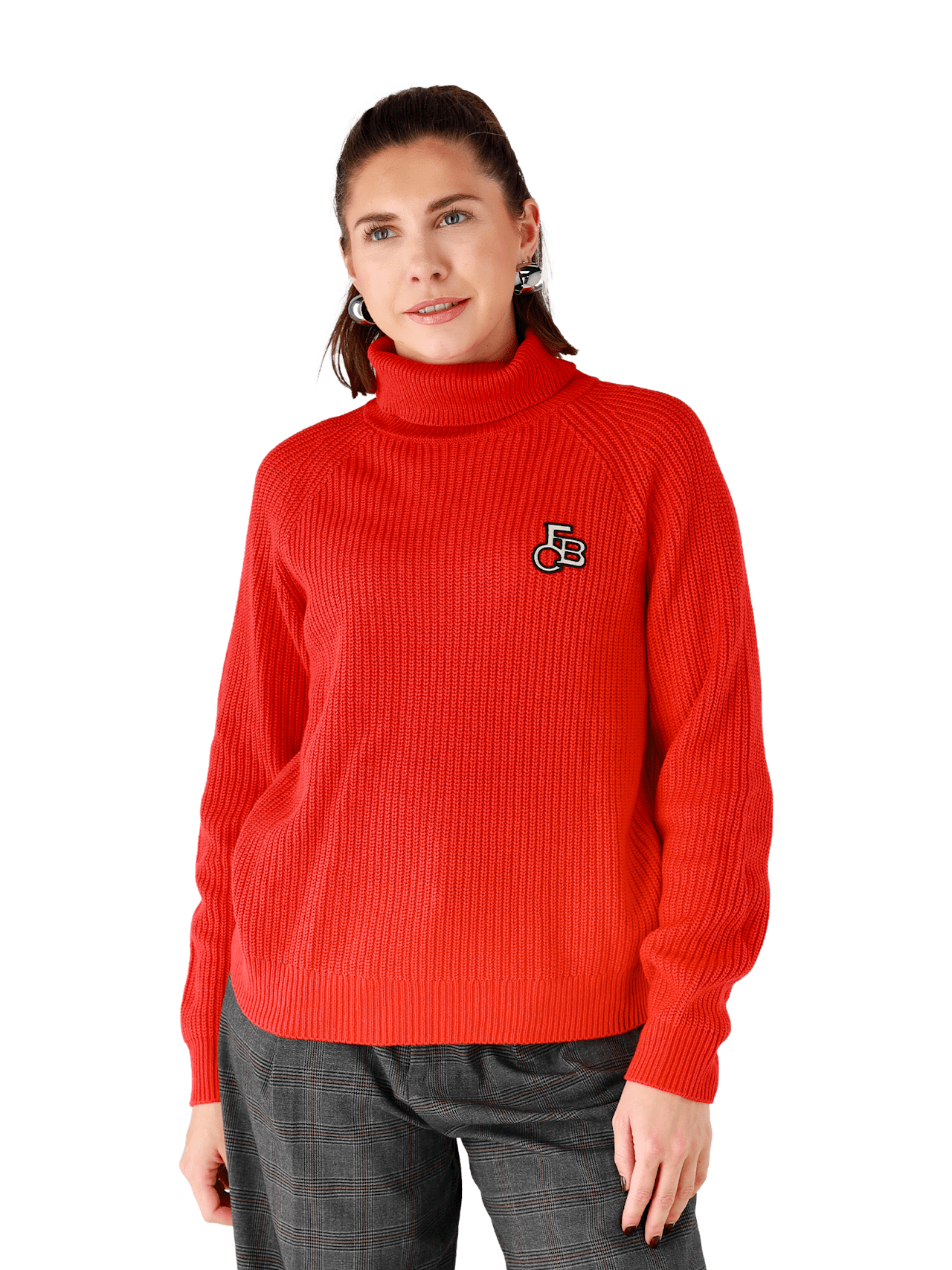 Knitted turtleneck FCB detail 1