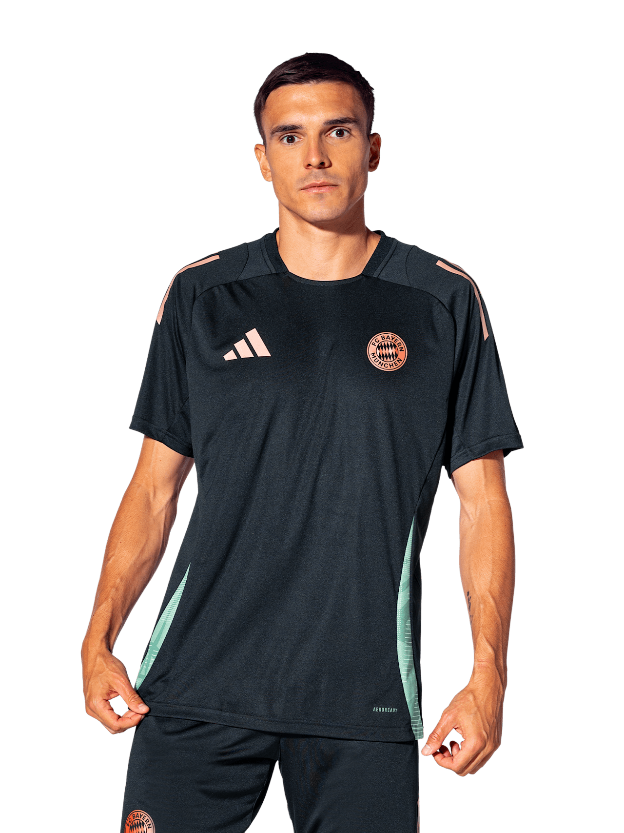 Teamline training shirt detail 1