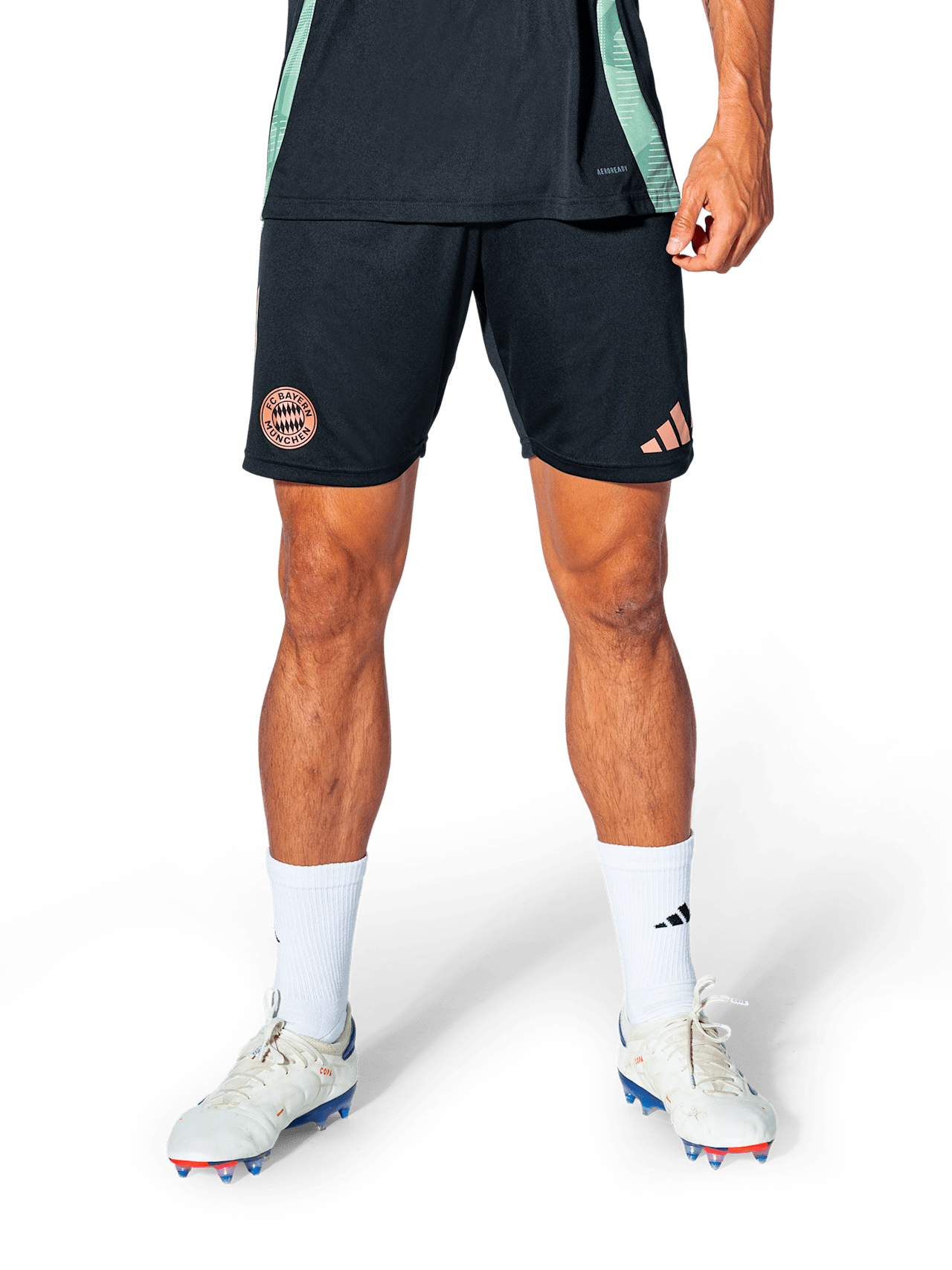 Teamline training shorts detail 1