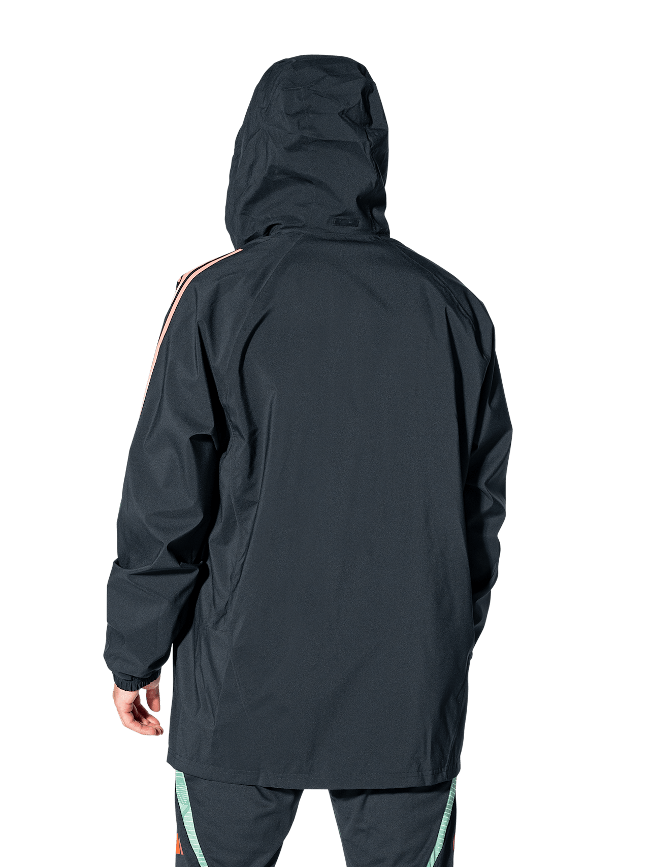 Teamline rain jacket detail 2