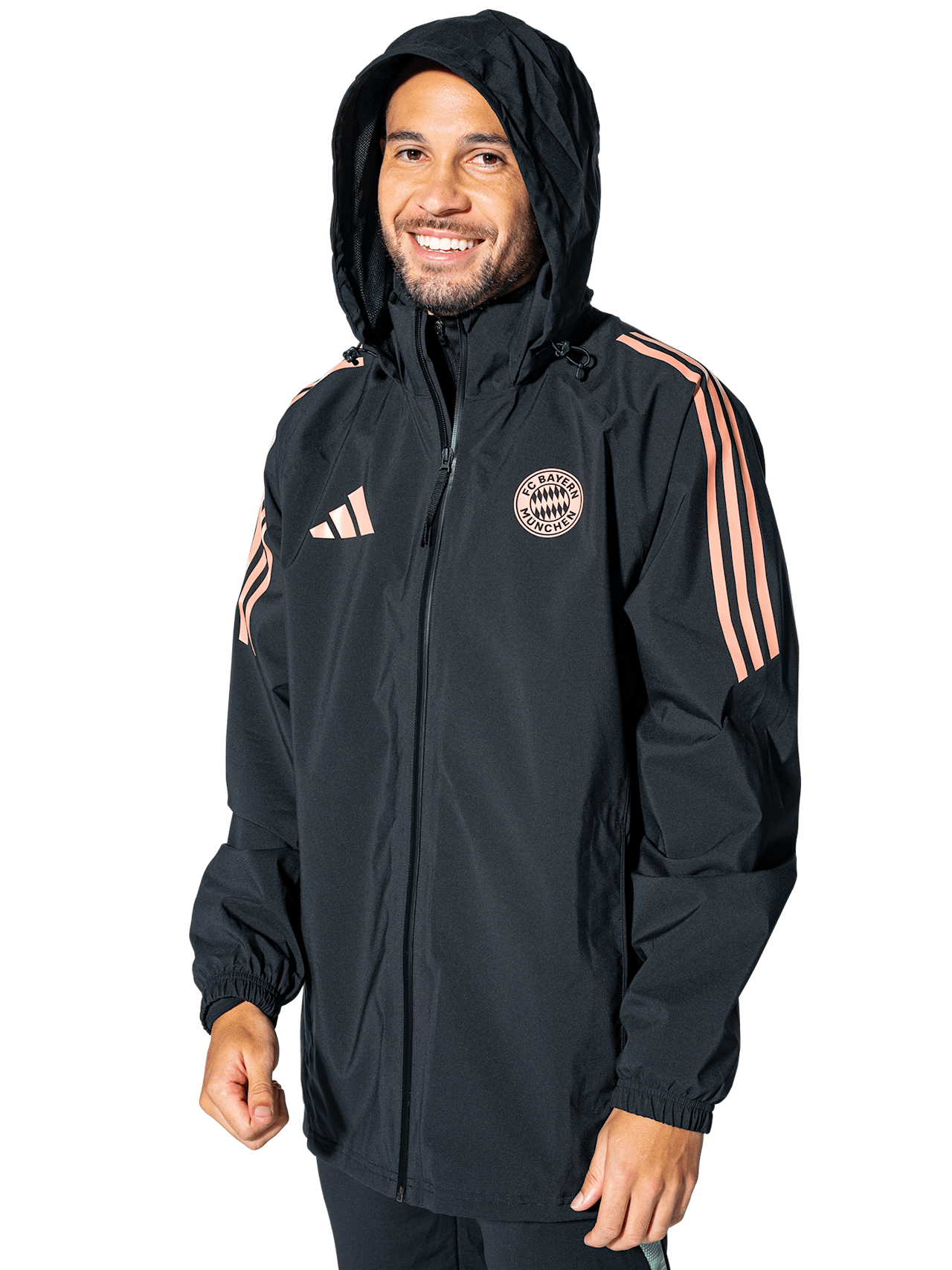 Teamline rain jacket detail 4