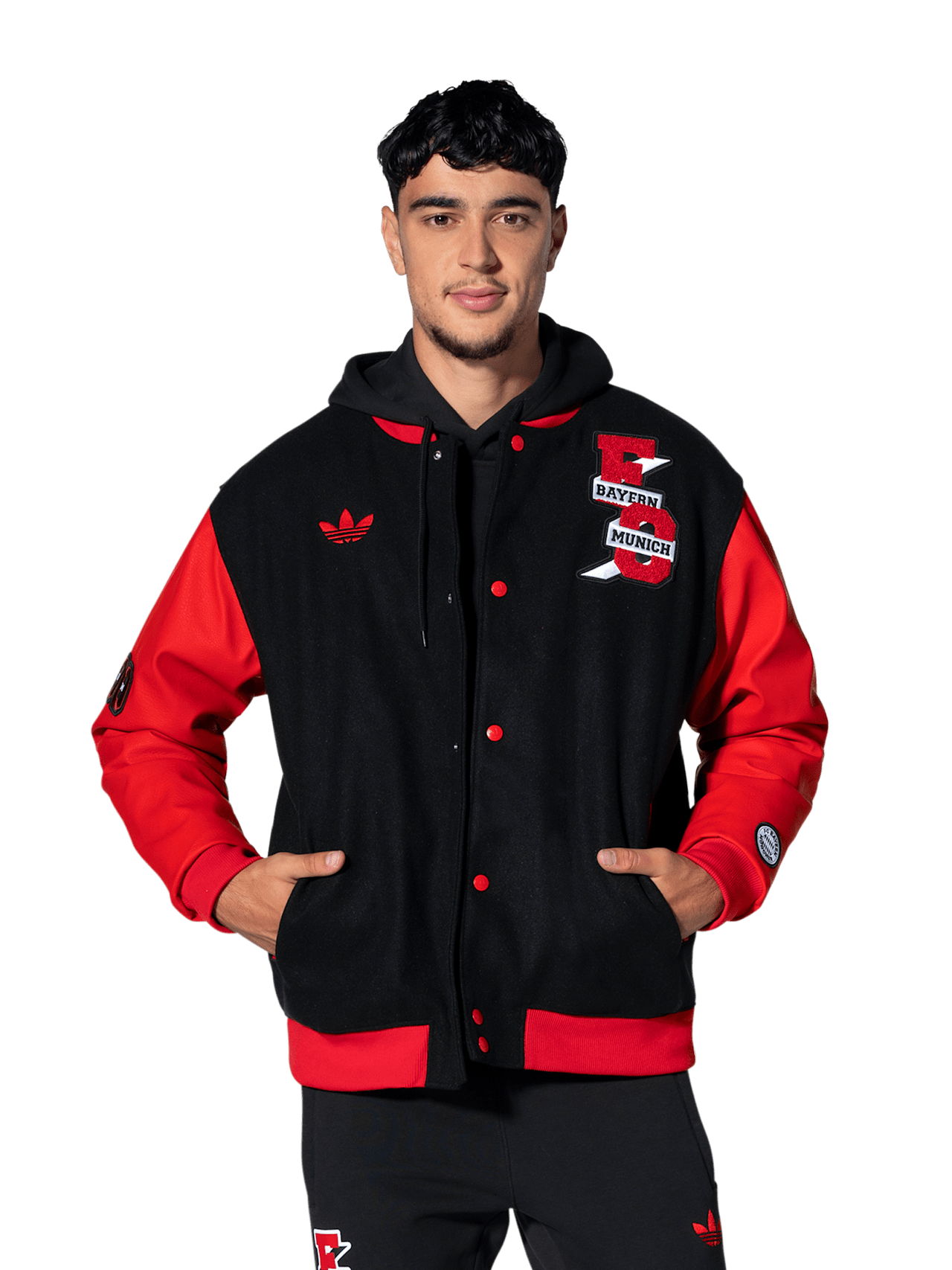 Varsity college jacket detail 1