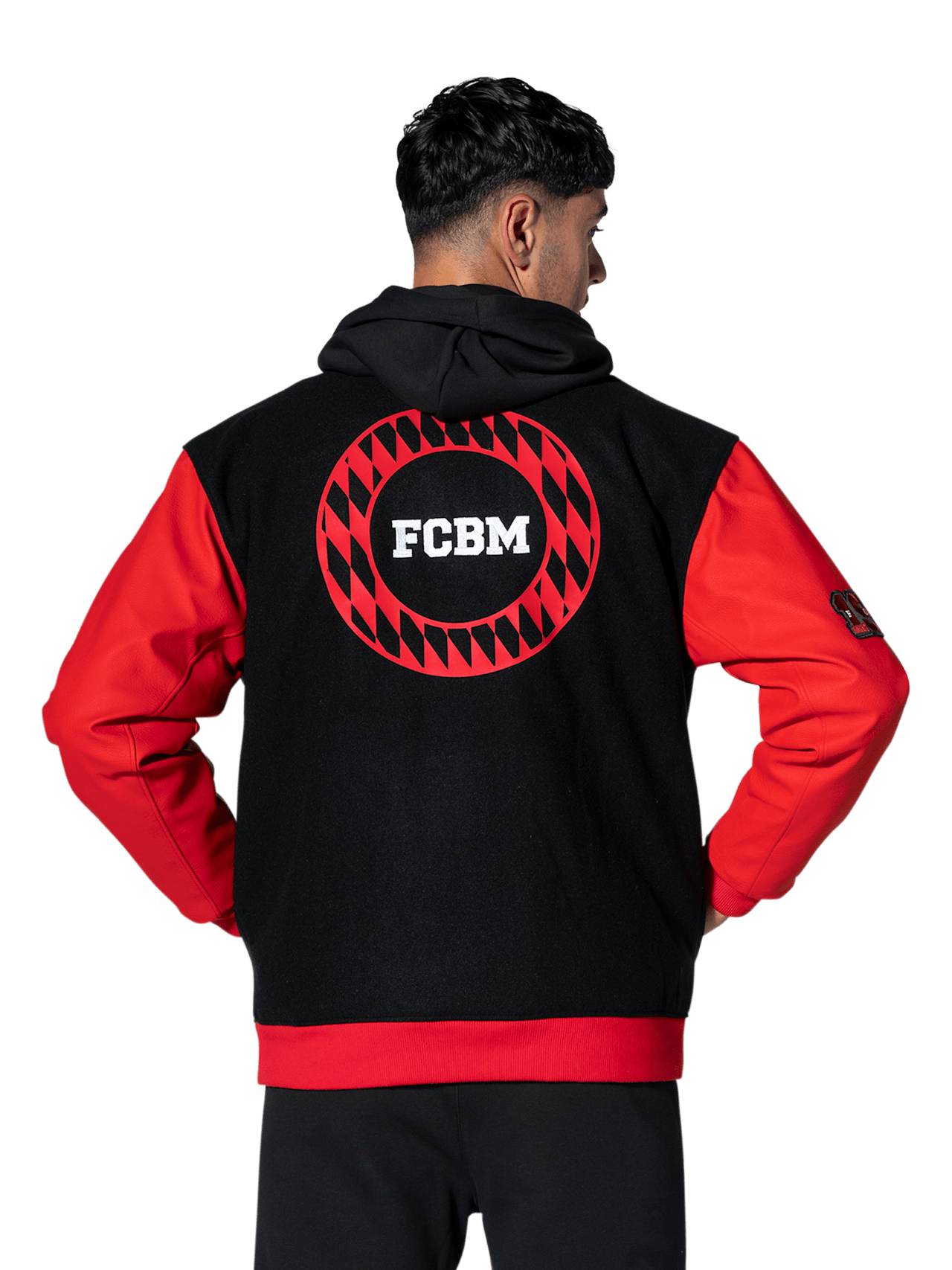 Varsity college jacket detail 2