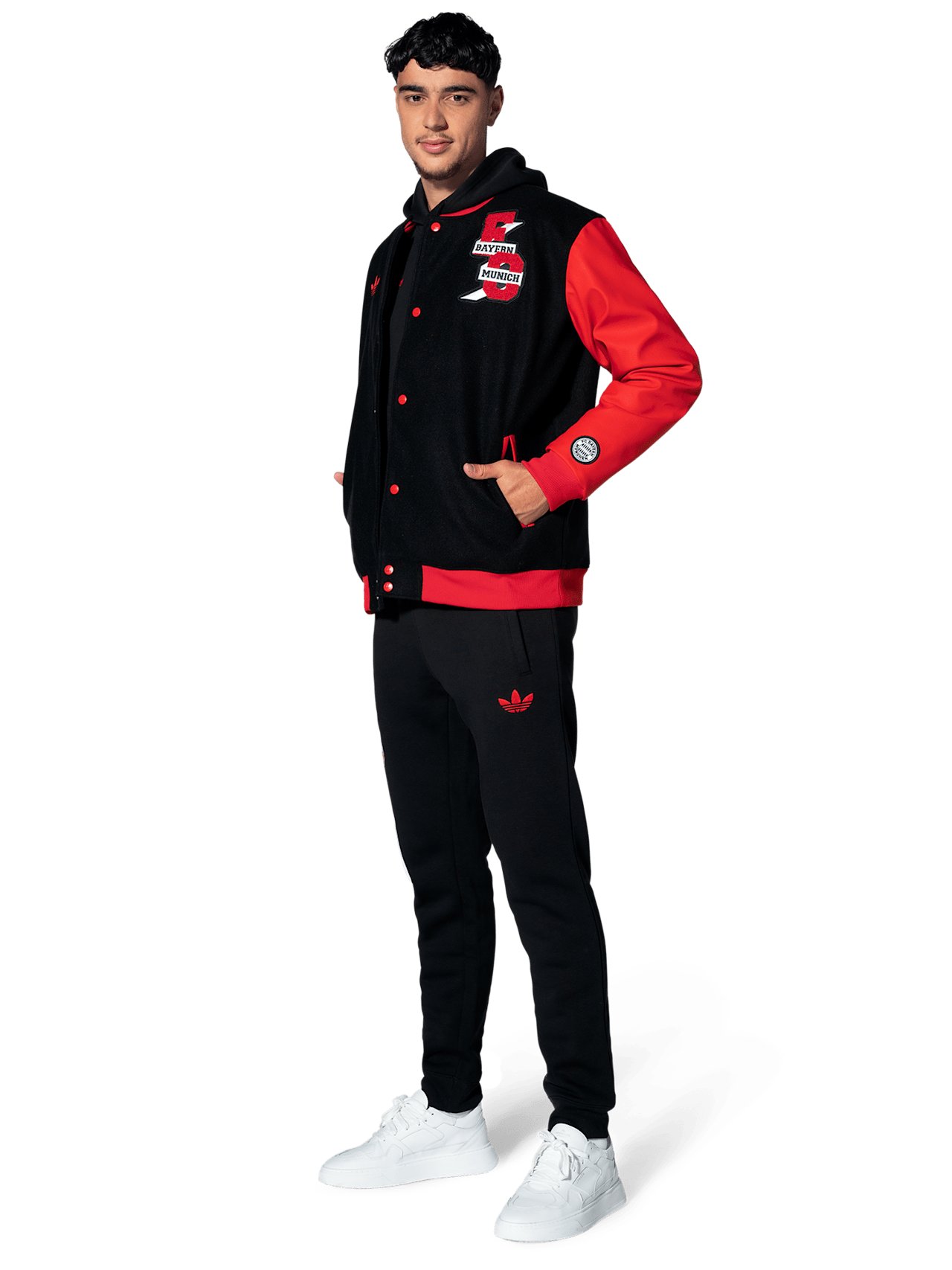 Varsity college jacket detail 3