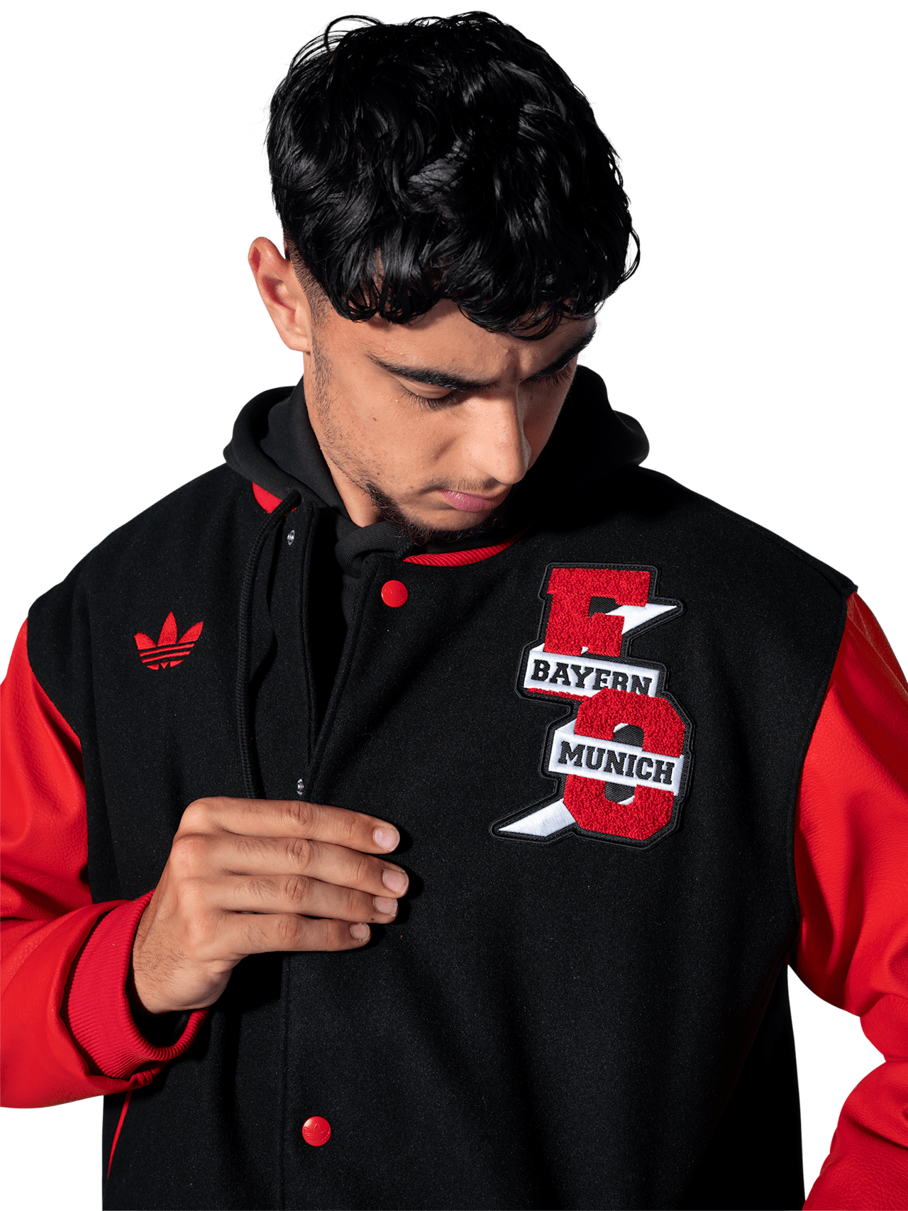 Varsity college jacket detail 4