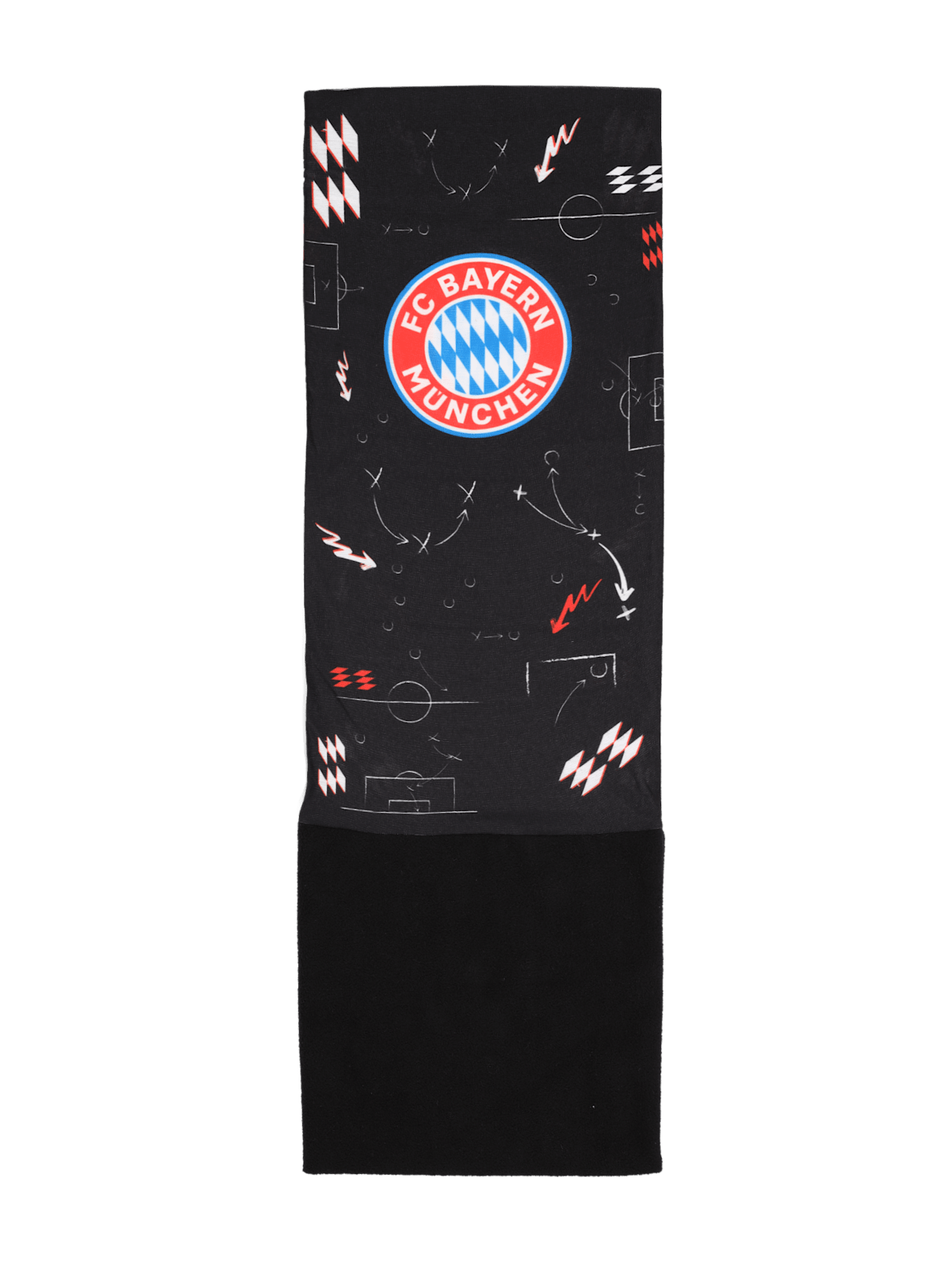 Multifunktionstuch mit Fleece detail 1