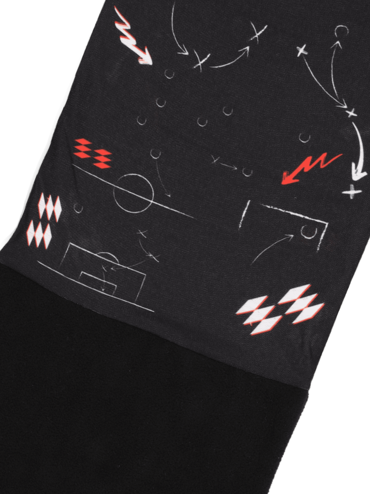 Multifunktionstuch mit Fleece detail 2