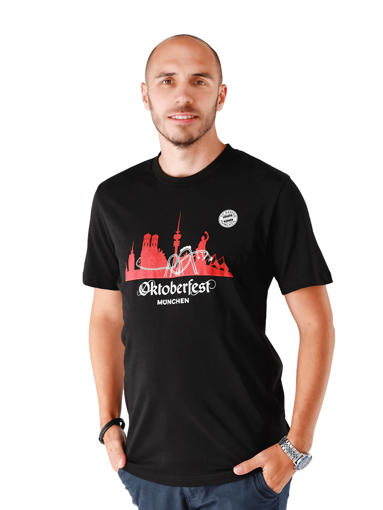 T-Shirt Oktoberfest™ Achterbahn detail 1