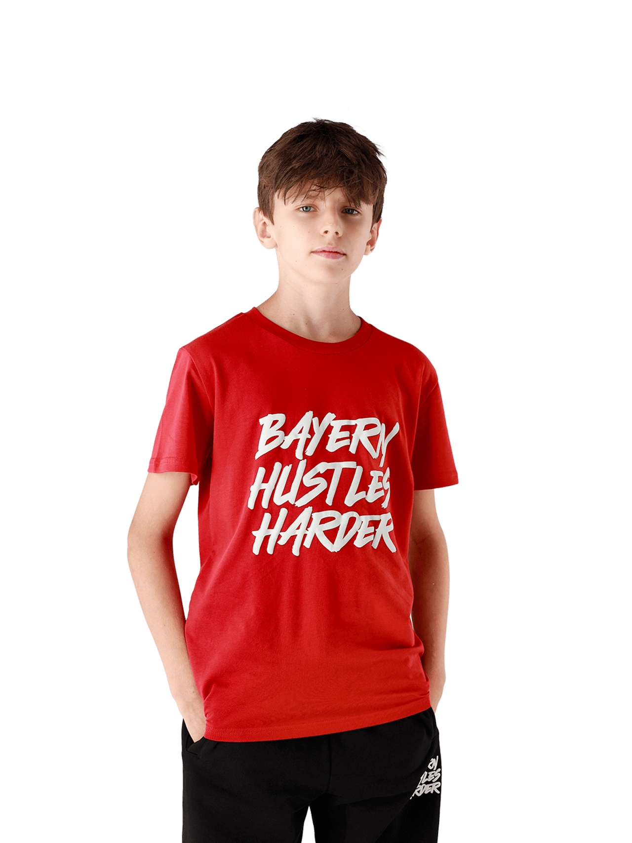 T-Shirt Hustles Harder detail 1