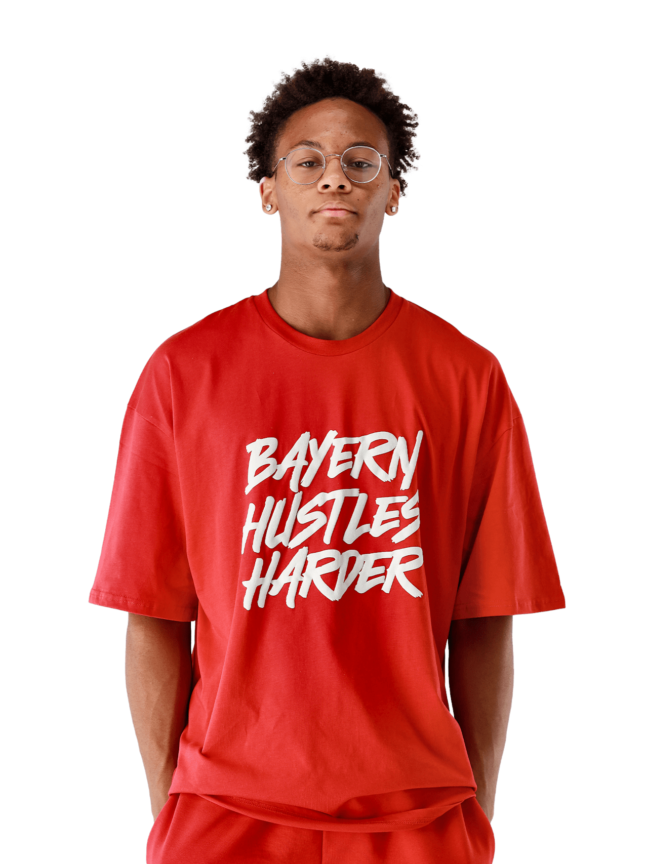T-Shirt Hustles Harder detail 1