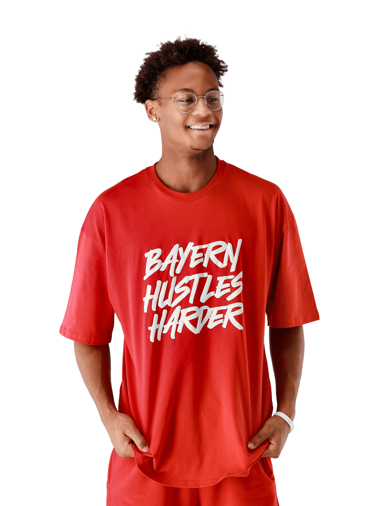 T-Shirt Hustles Harder detail 3
