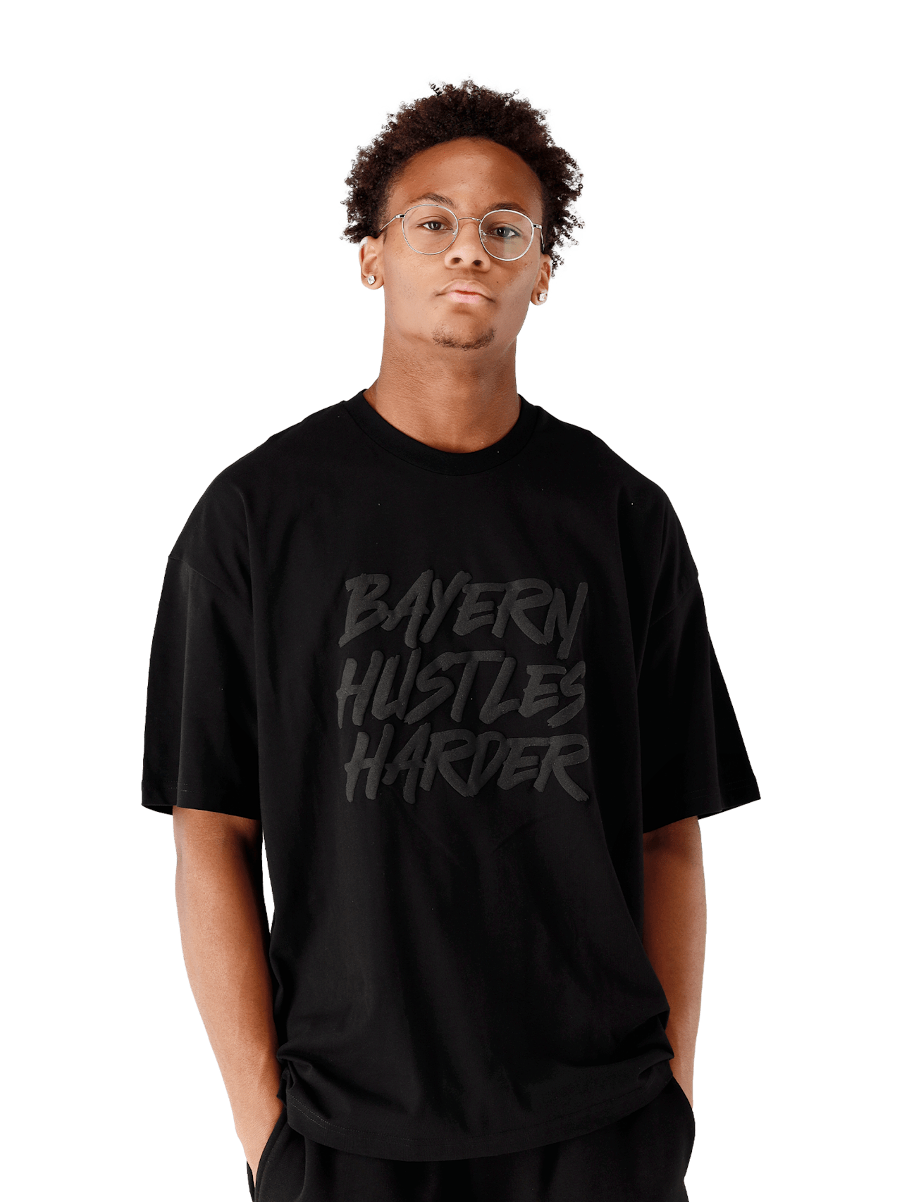 Men T-Shirt Hustles Harder 1