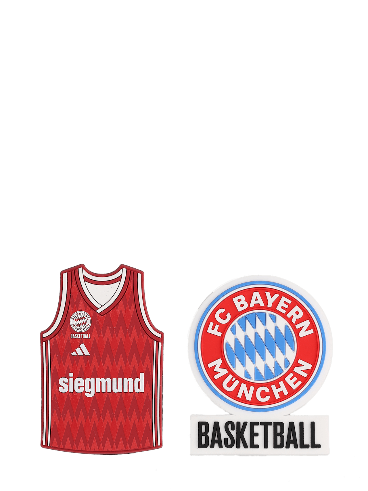 Basketball Magnet Logo & Trikot 2er-Set 1