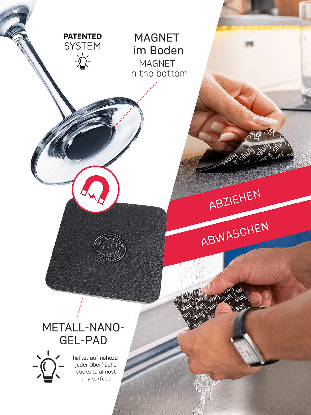 Magnet Weinglas 2er-Set detail 7