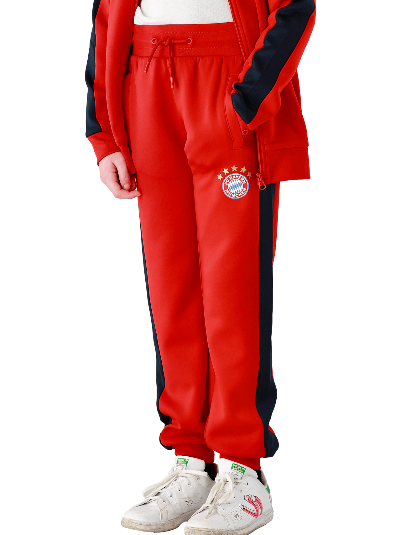 Kinder Trainingsanzug Essential Rot Offizieller FC Bayern Store