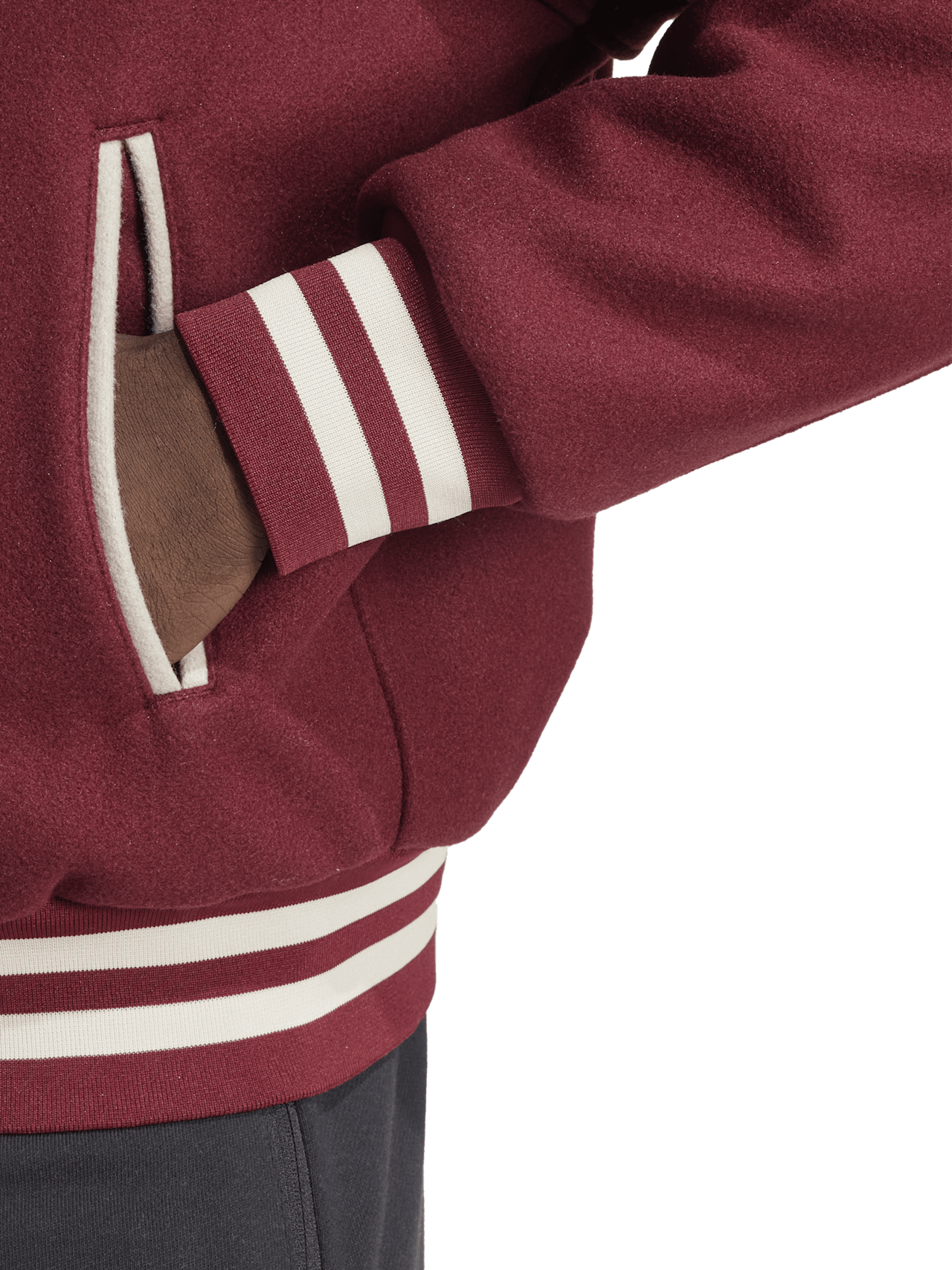 Collegejacke BSTN detail 5