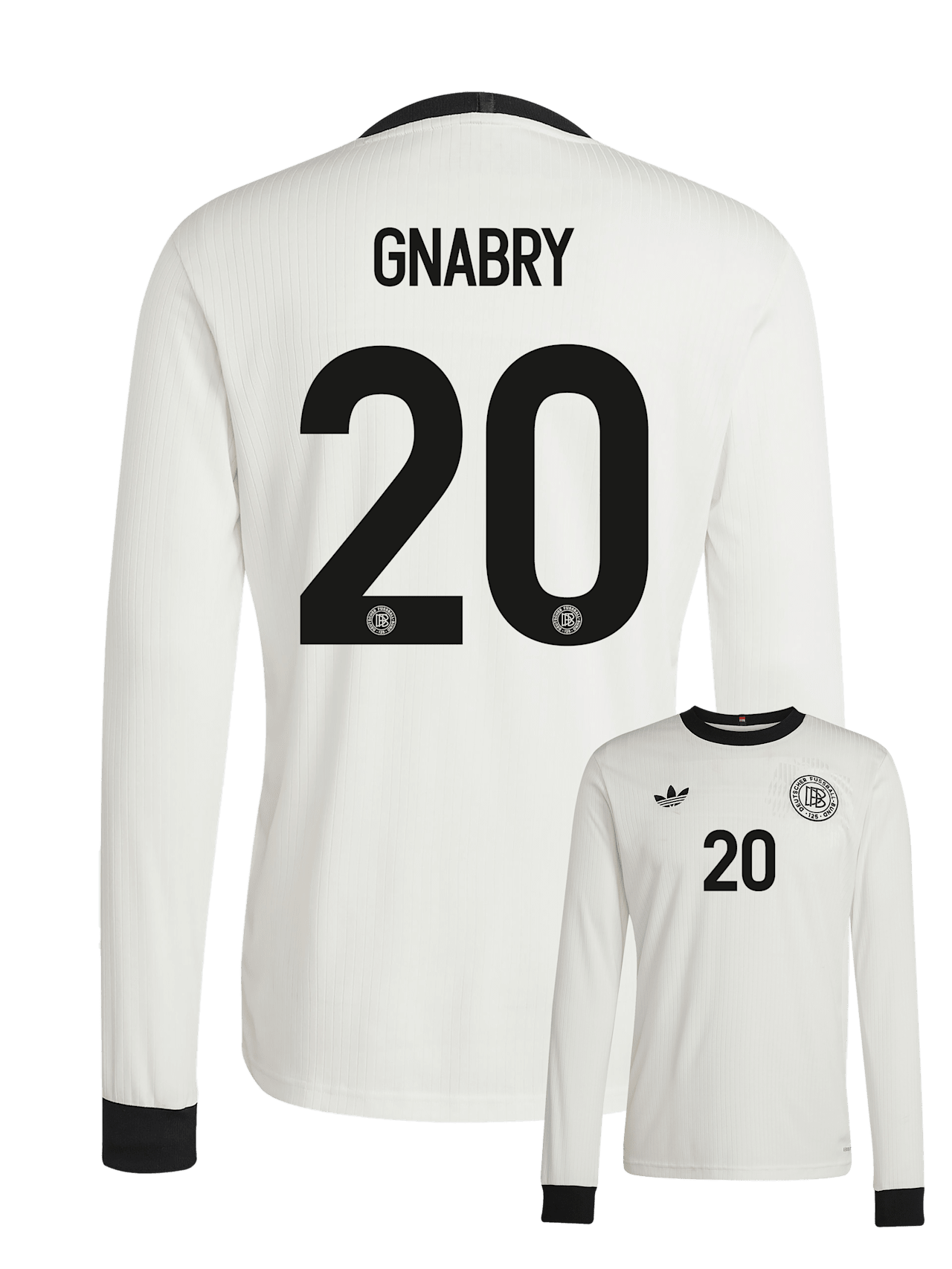 Langarmtrikot DFB Home 125 Jahre detail 2