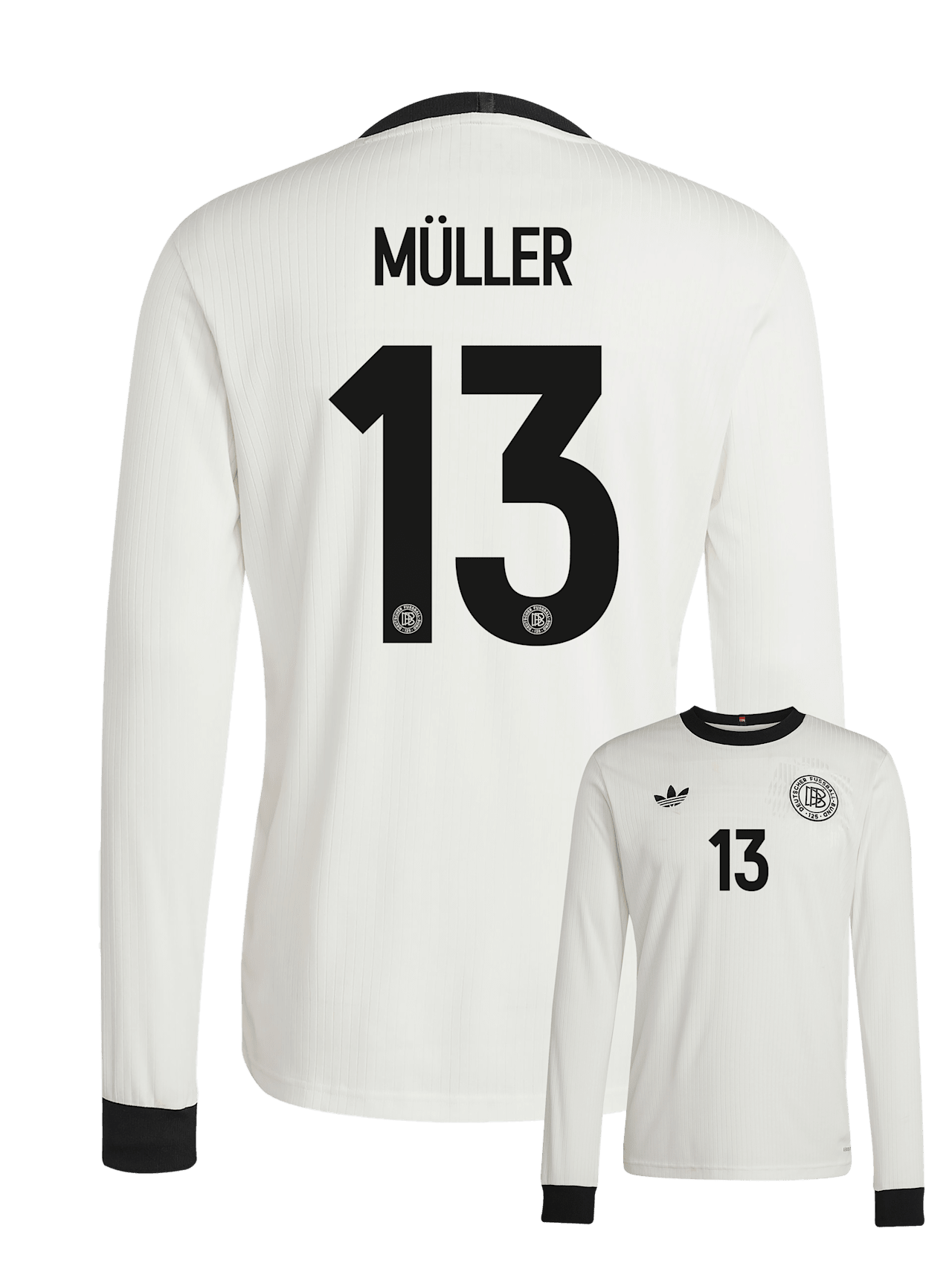Langarmtrikot DFB Home 125 Jahre detail 2