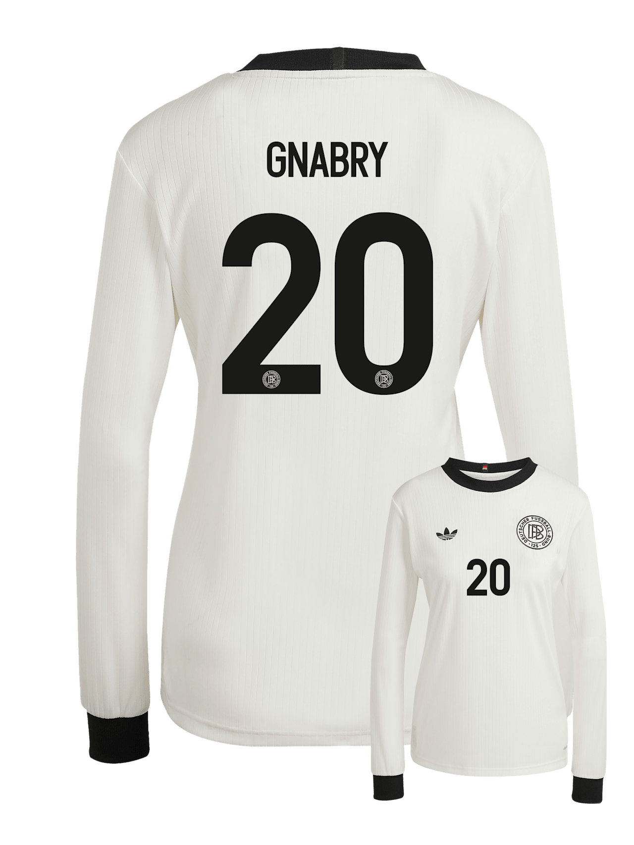 Langarmtrikot DFB Home 125 Jahre detail 2