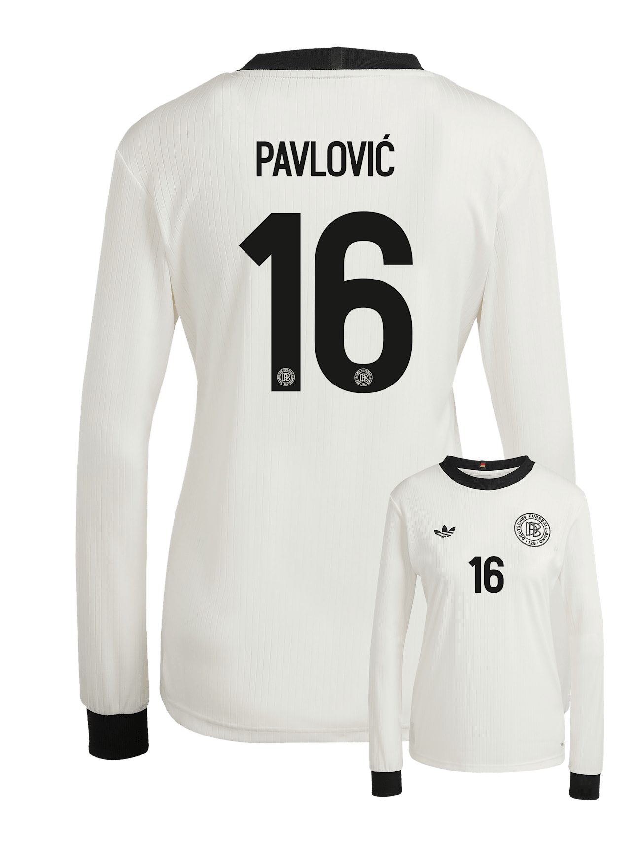 Langarmtrikot DFB Home 125 Jahre detail 2