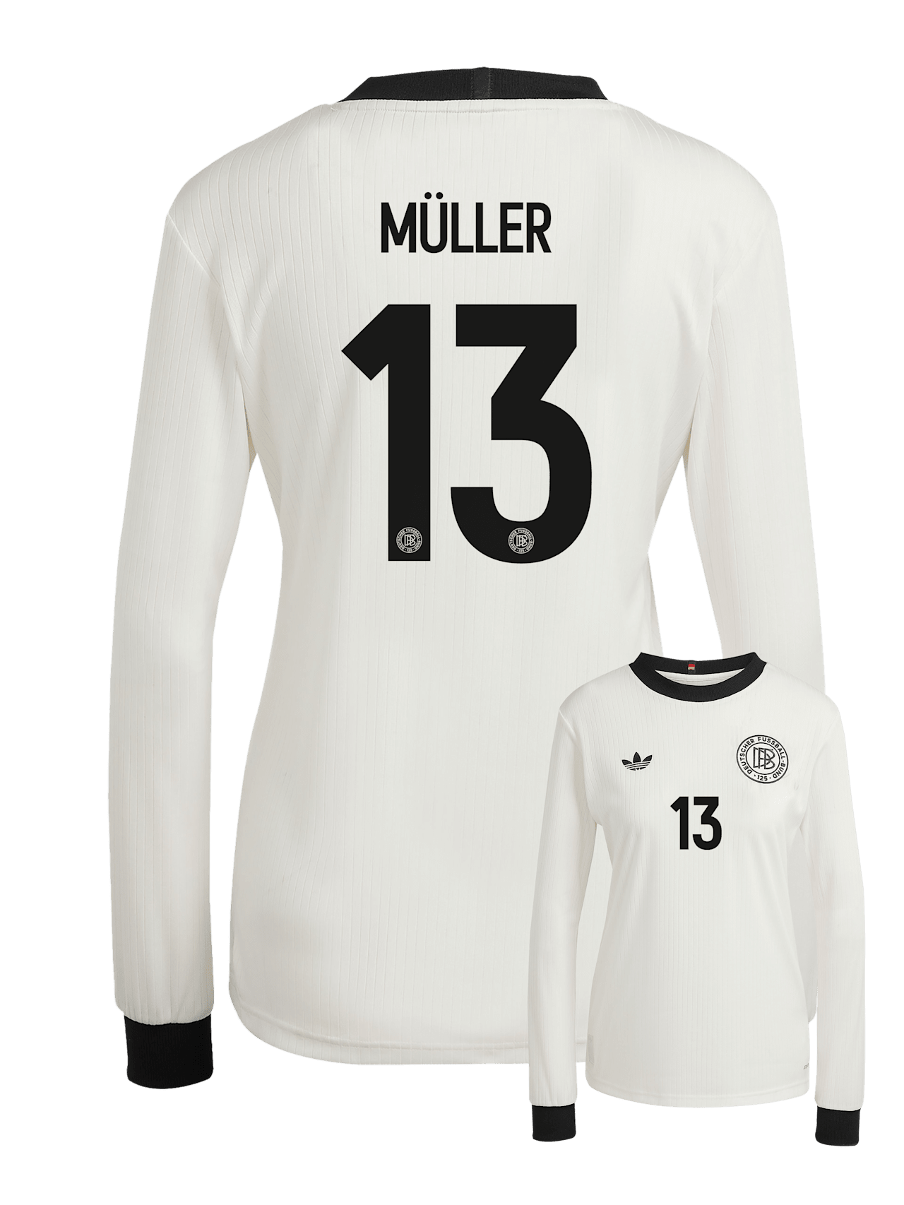Langarmtrikot DFB Home 125 Jahre detail 2
