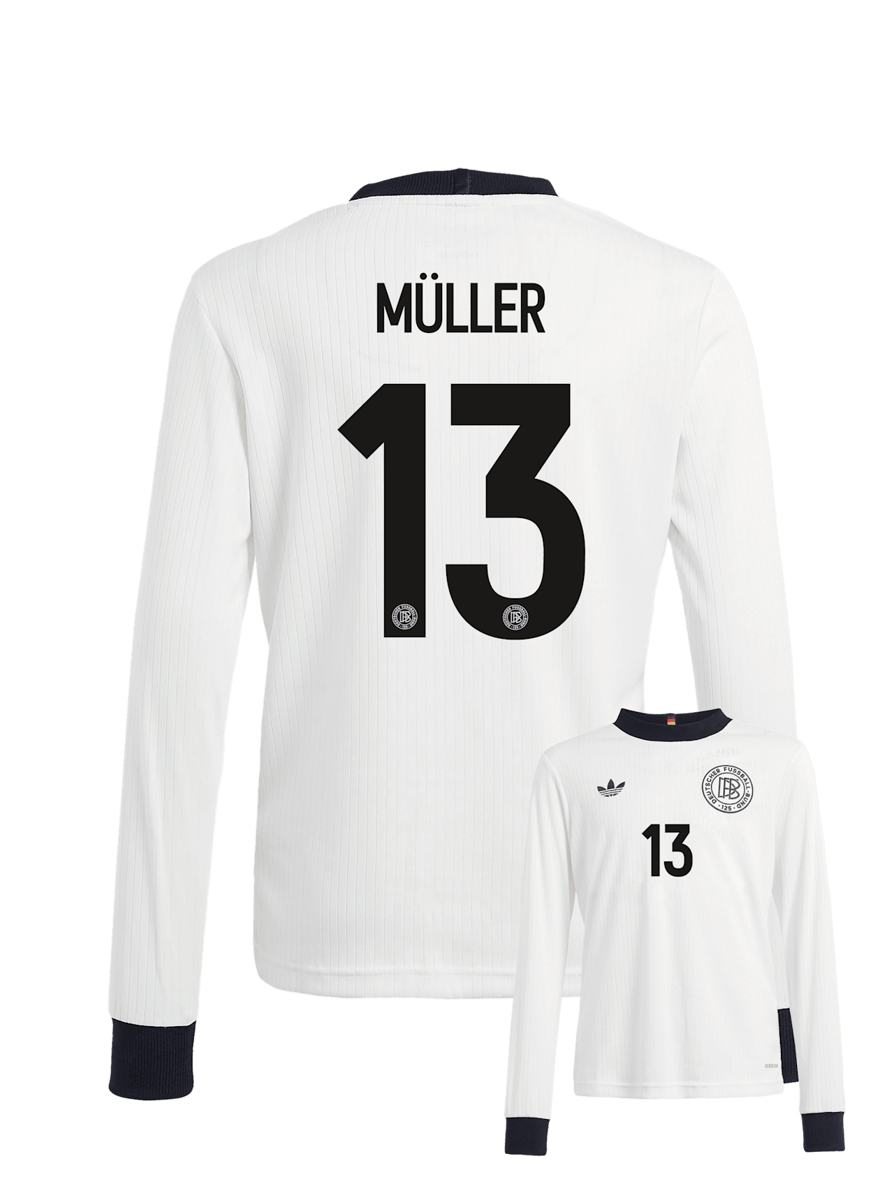 Langarmtrikot DFB Home 125 Jahre detail 2