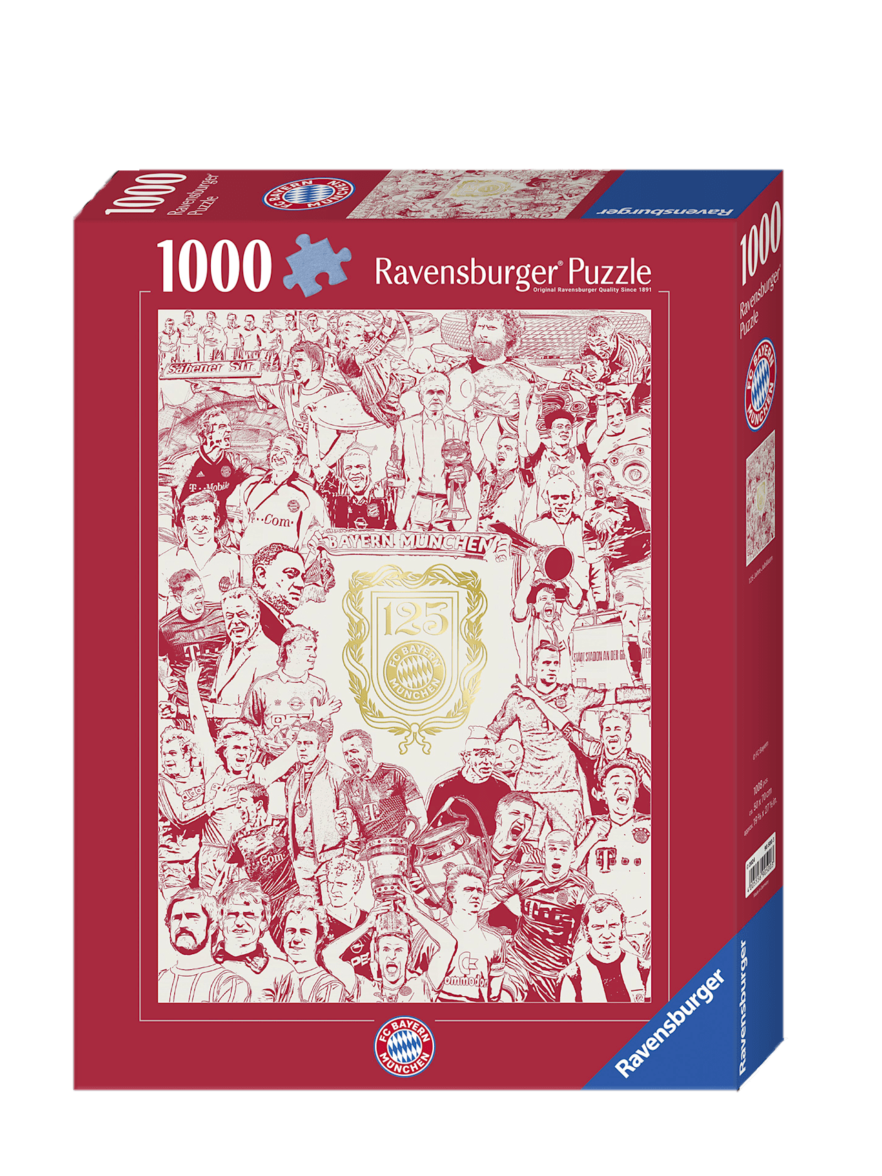 Puzzle 125 Jahre 1.000 Teile detail 1