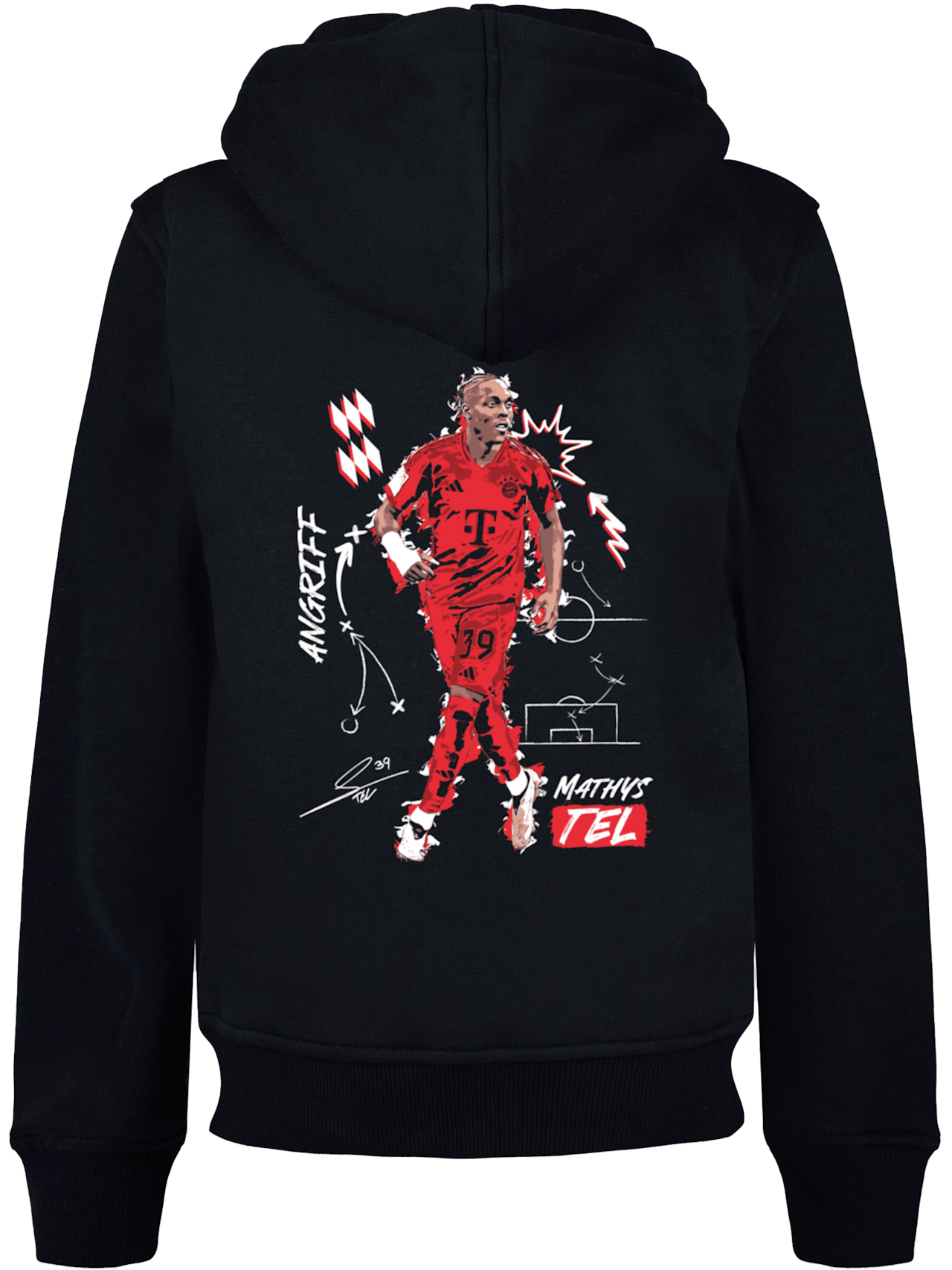 Hoodie Tel detail 4
