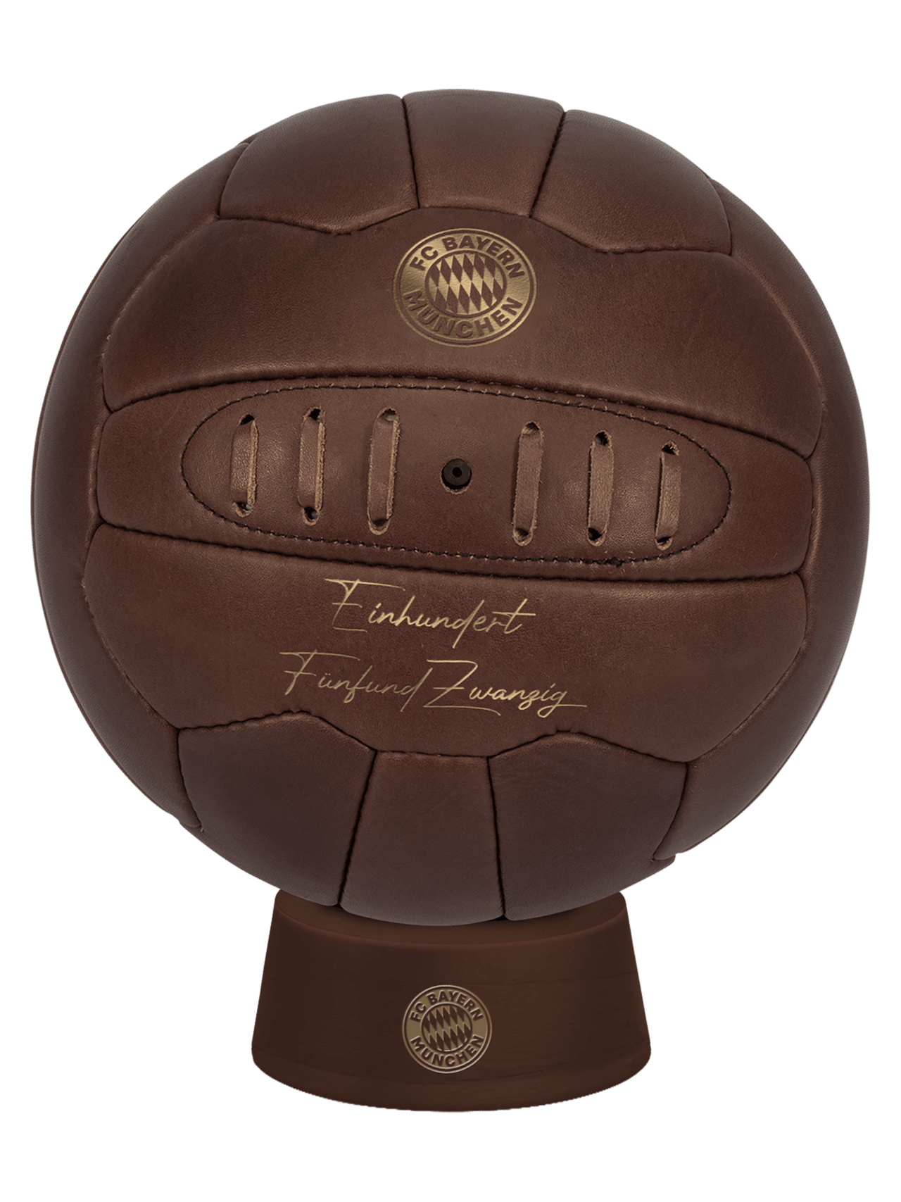 Lederball Retro 125 Jahre detail 1