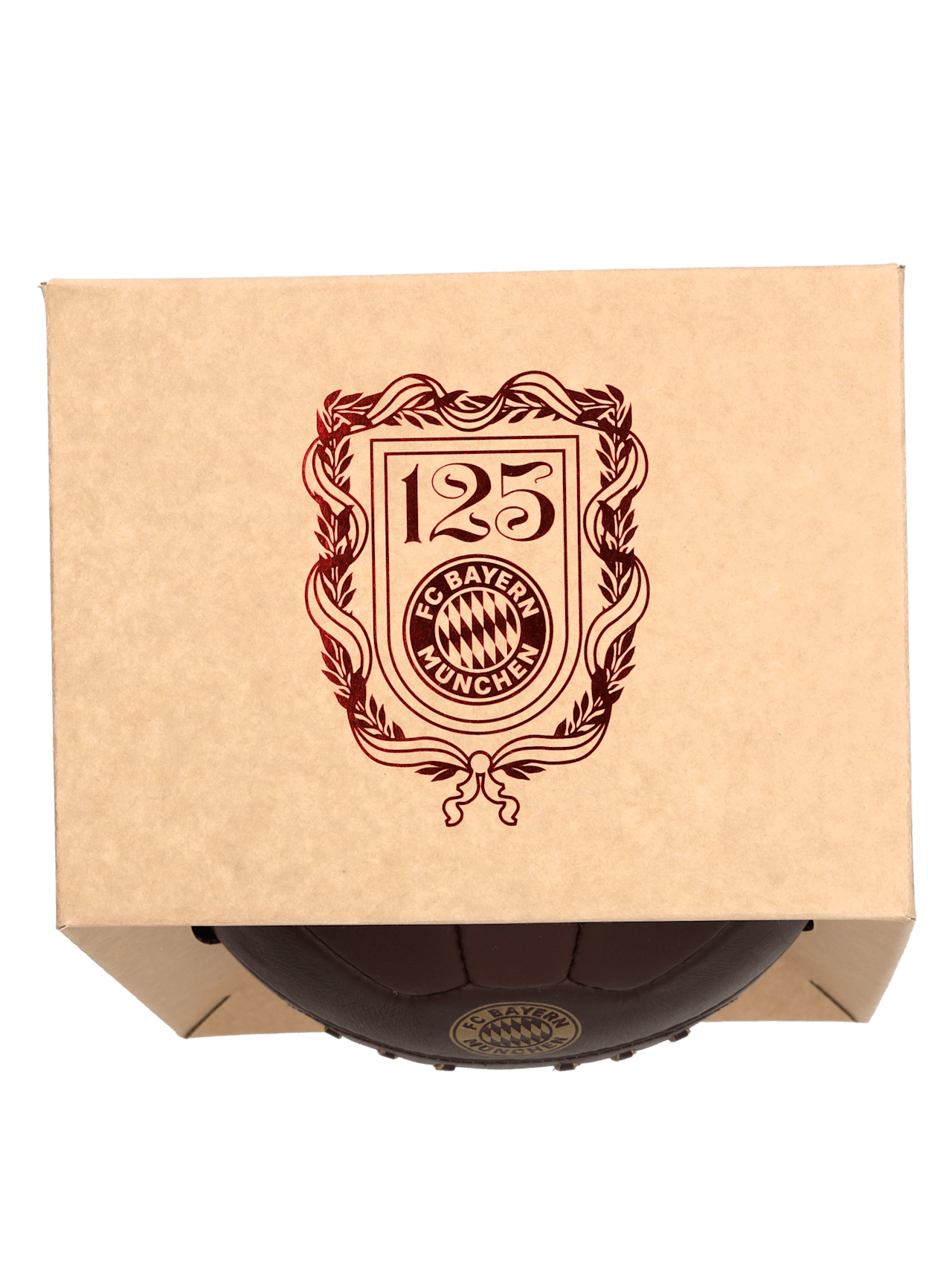 Lederball Retro 125 Jahre detail 5