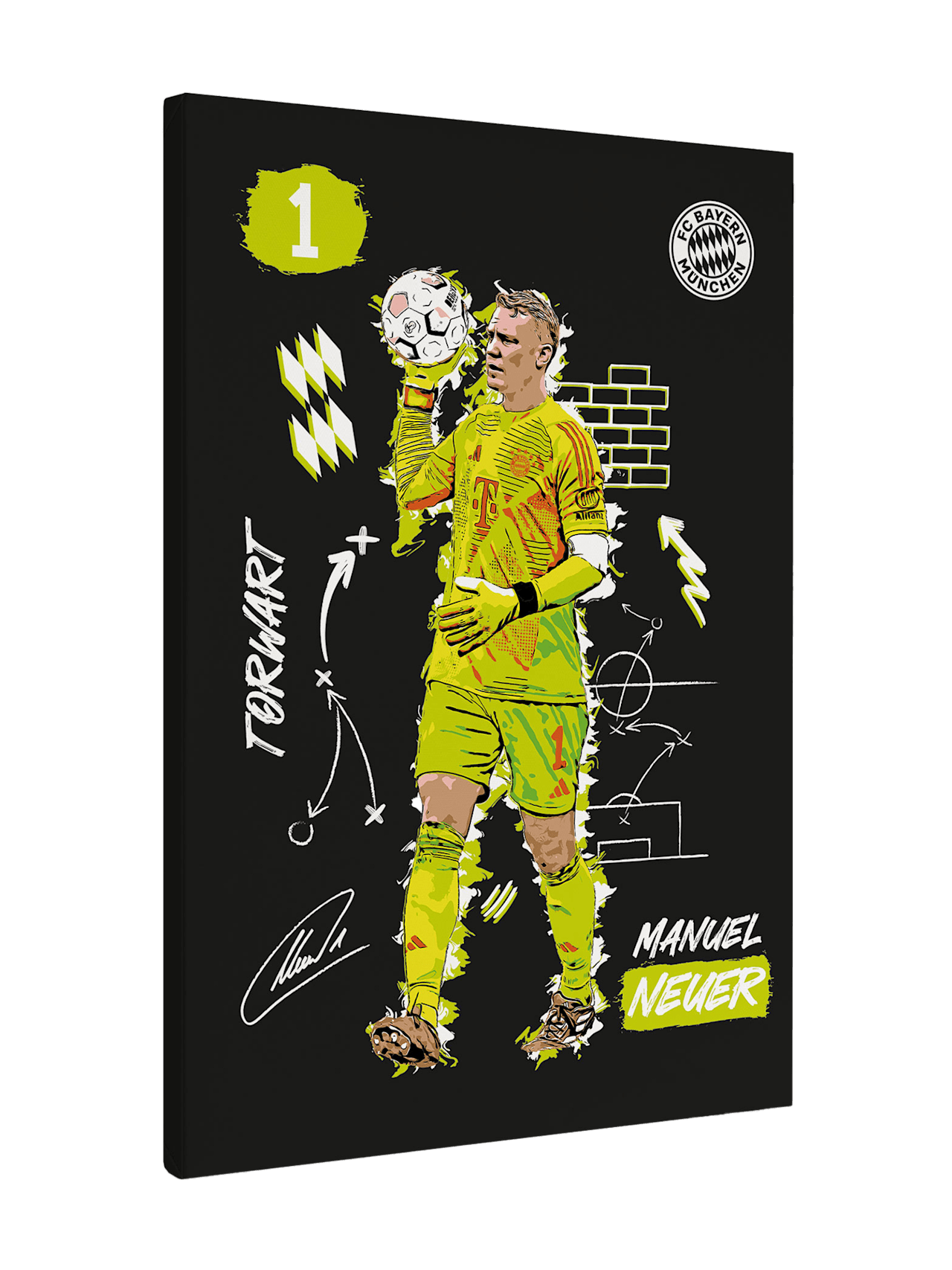 Manuel Neuer Leinwand Neuer 1