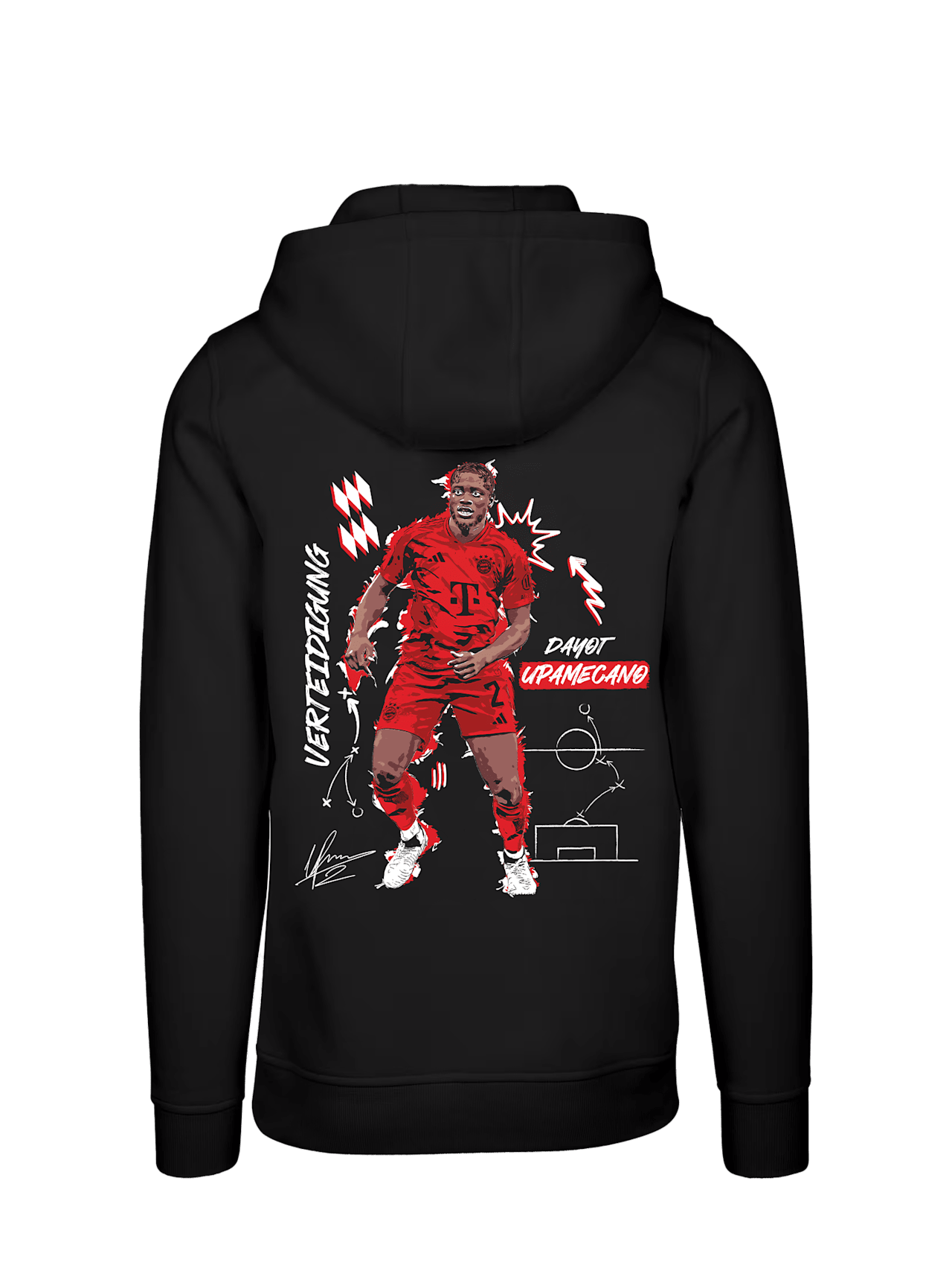 Upamecano hoodie detail 4