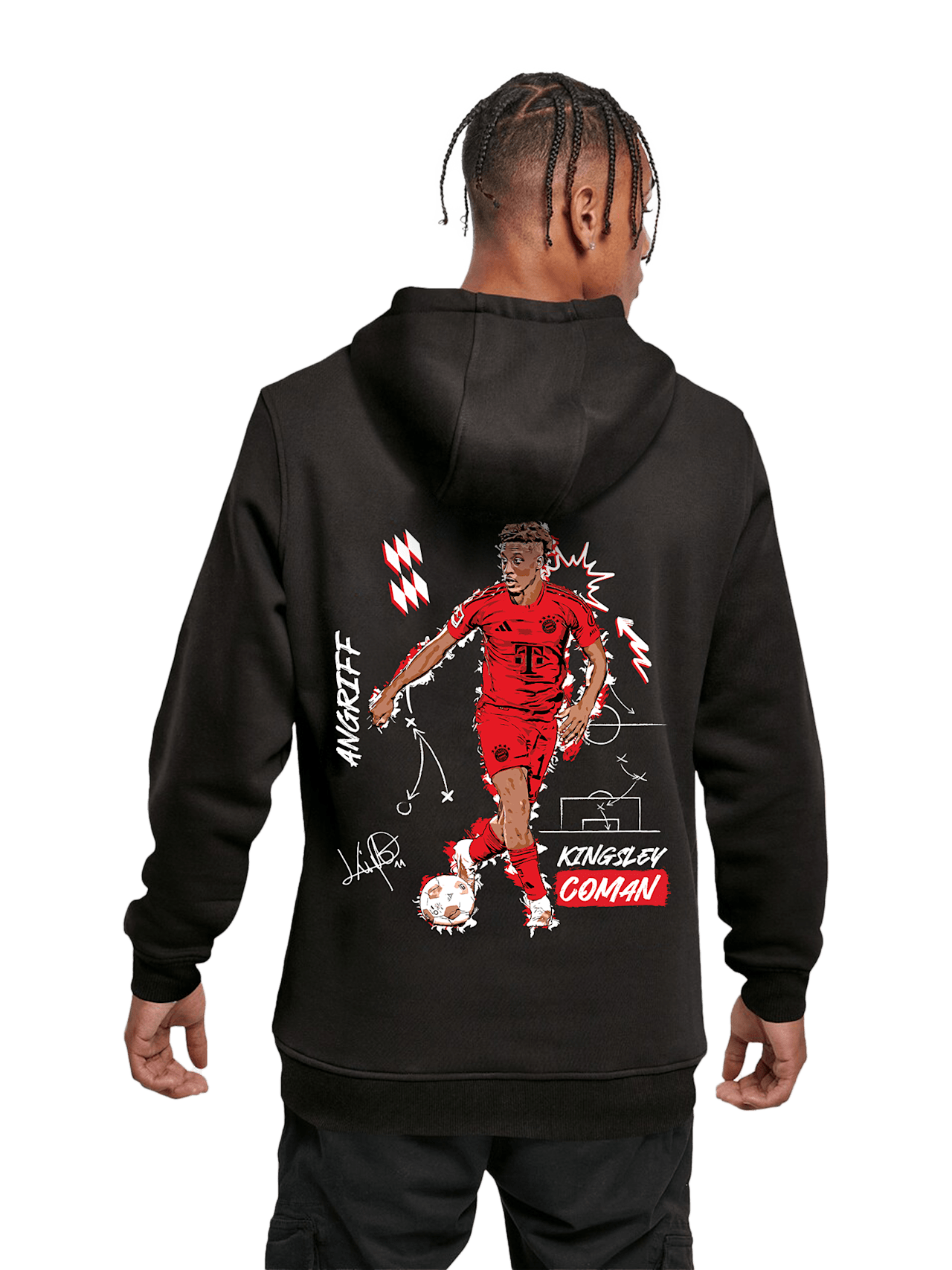 Hoodie Coman detail 2