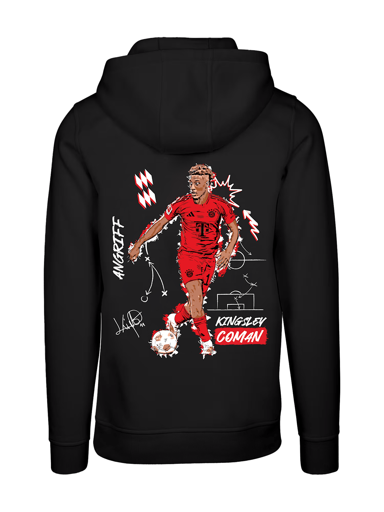 Hoodie Coman detail 4
