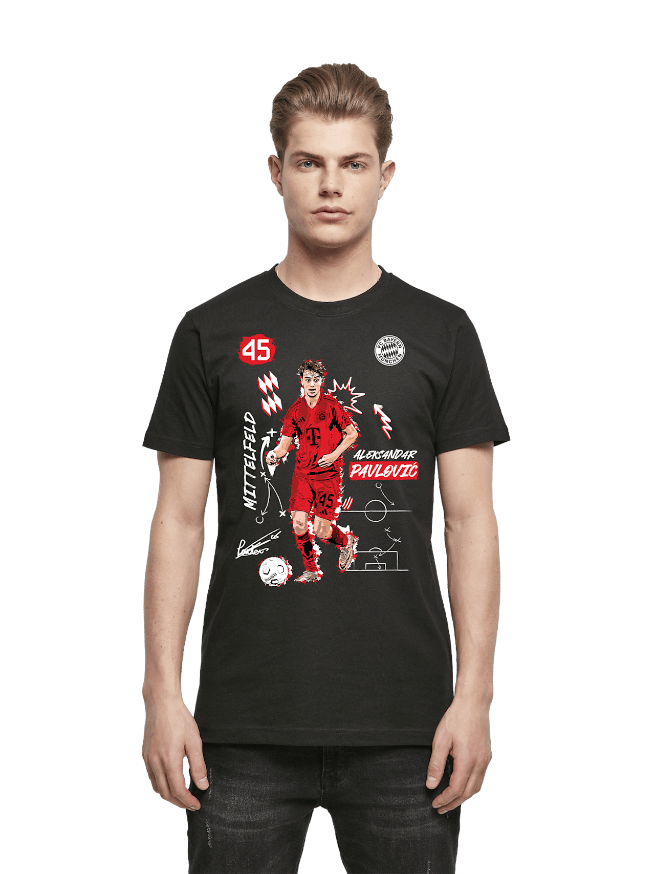 T-shirt Pavlović detail 1