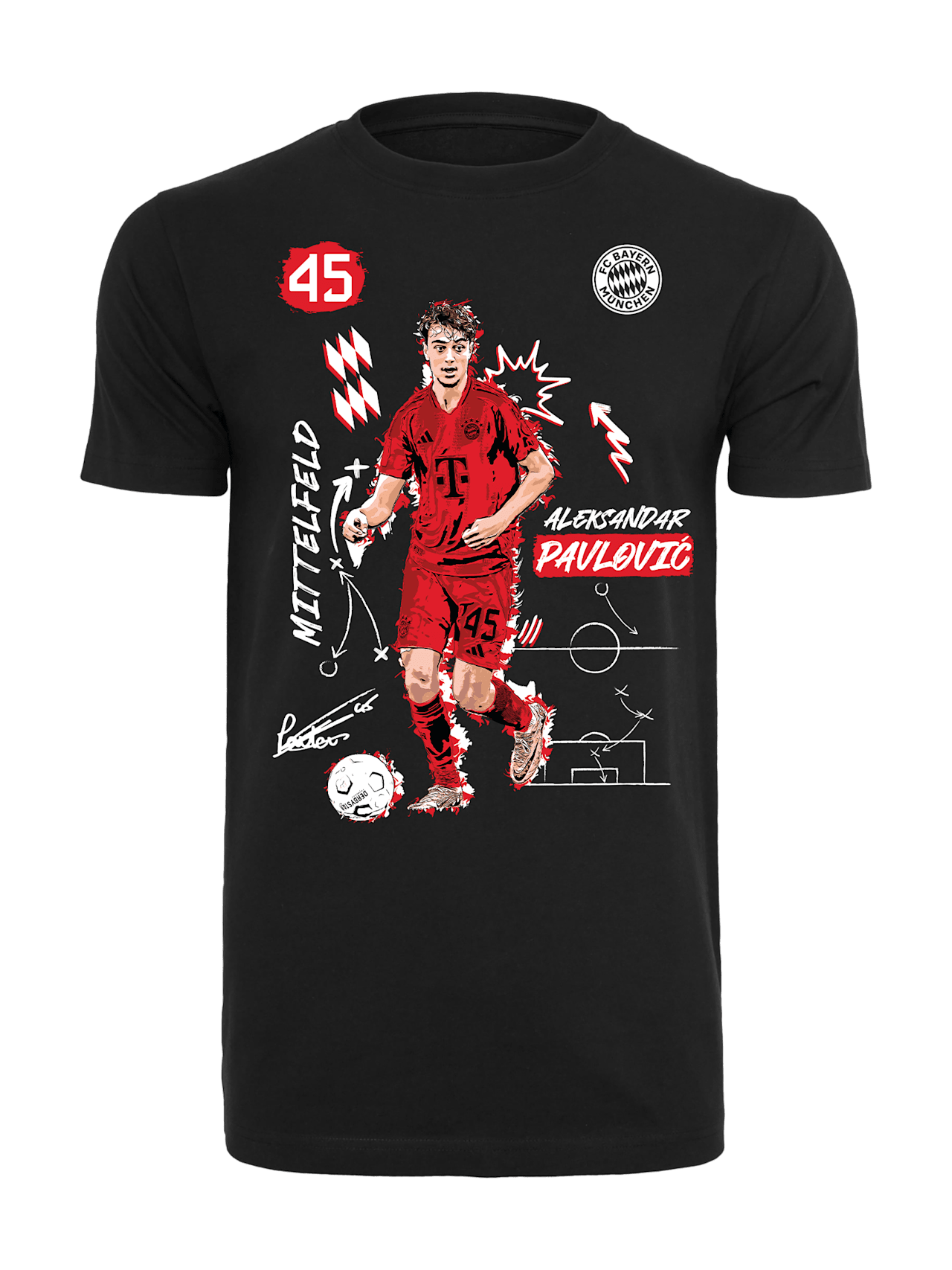 T-shirt Pavlović detail 3