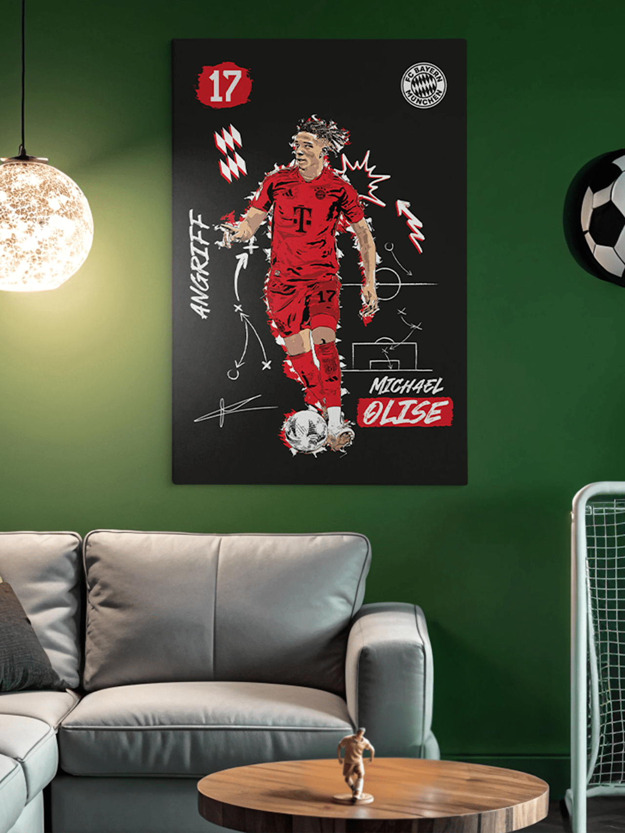 Leinwand Olise detail 2