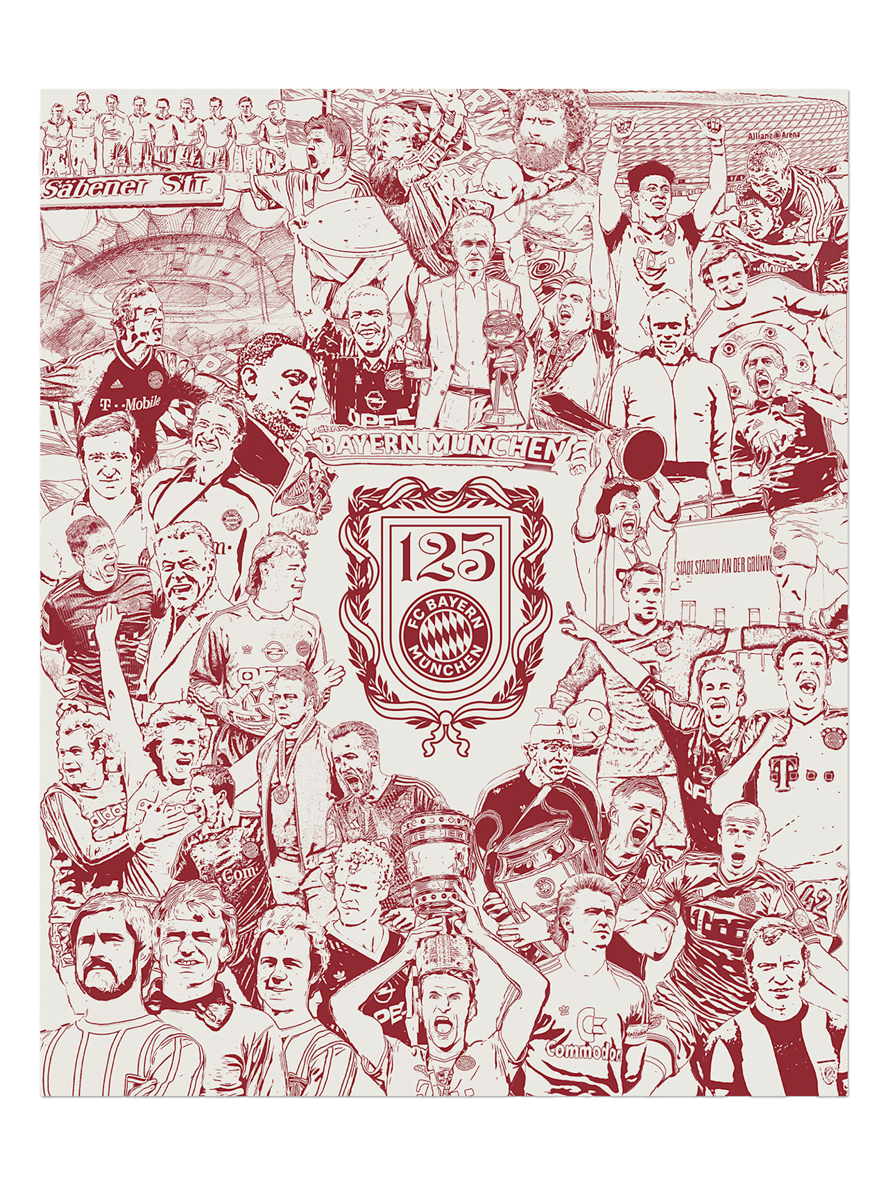 Wandtattoo 125 Jahre detail 1