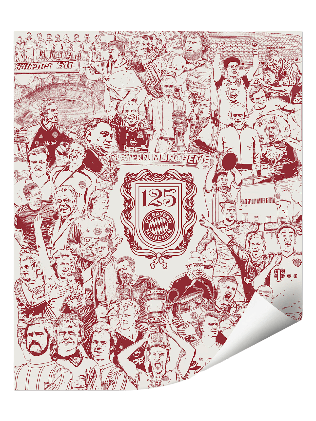 Wandtattoo 125 Jahre detail 3