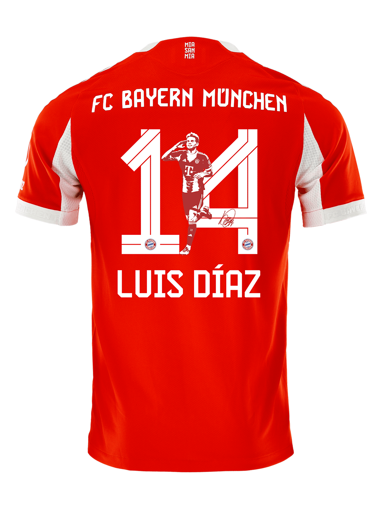 Luis Díaz Men Authentic Home Jersey 25-26 1