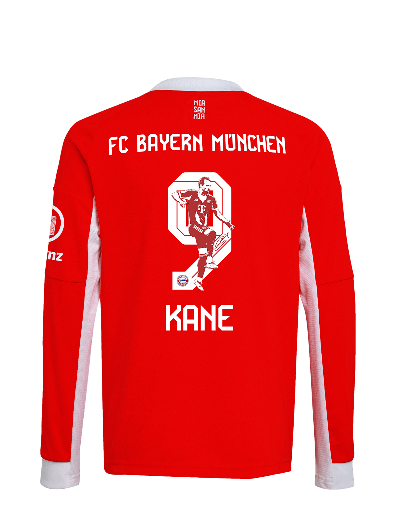 Harry Kane Kinder Langarm Trikot Home 25-26 1