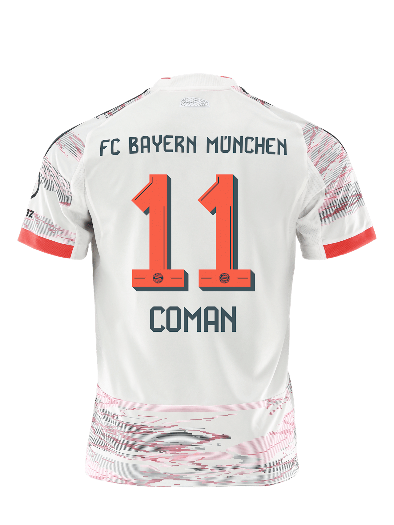 Kingsley Coman Kids Away Jersey 25-26 1