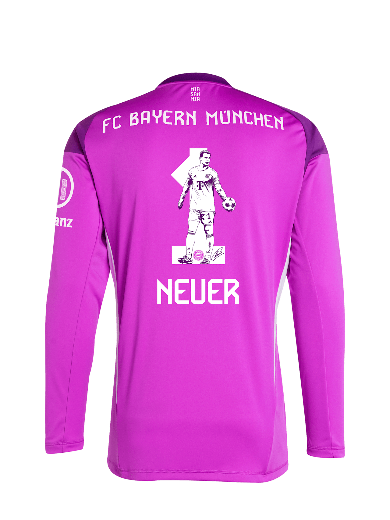 Manuel Neuer Kinder Langarm Trikot Torwart 25-26 1